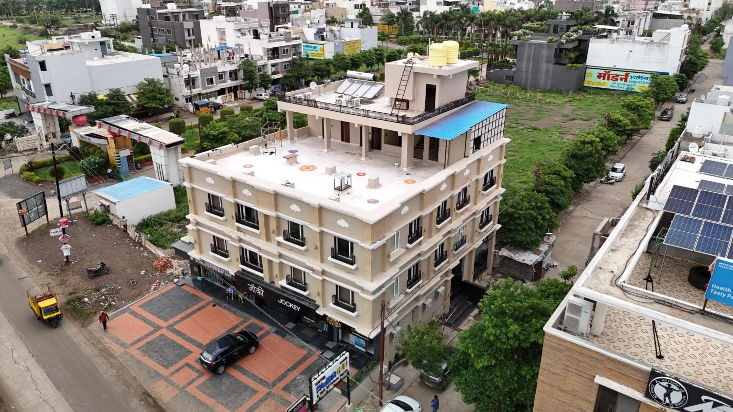 Property building in Pravasa Stay Near Luv Kush Square
