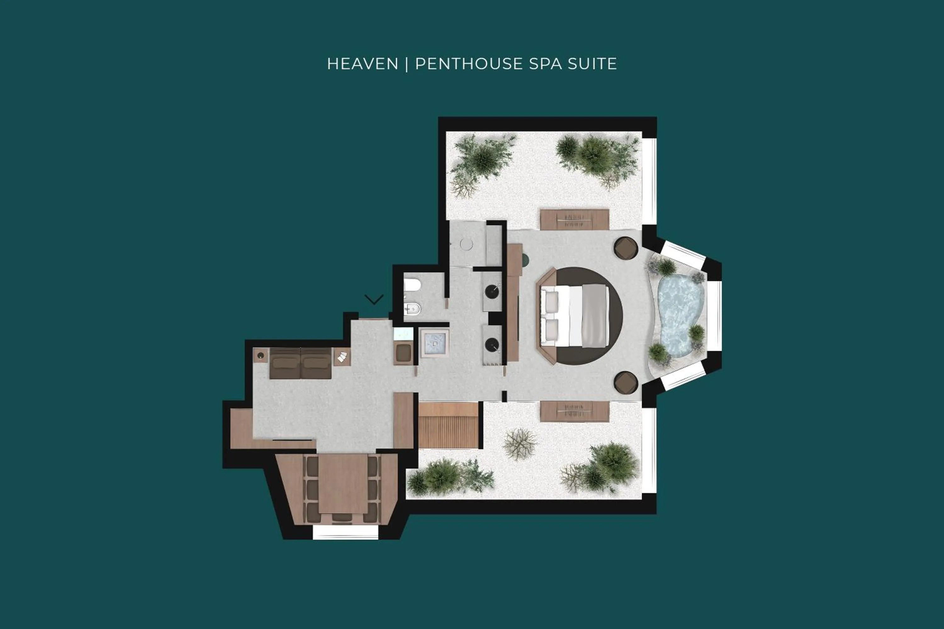 Floor plan in Mohe Boutique Hotel