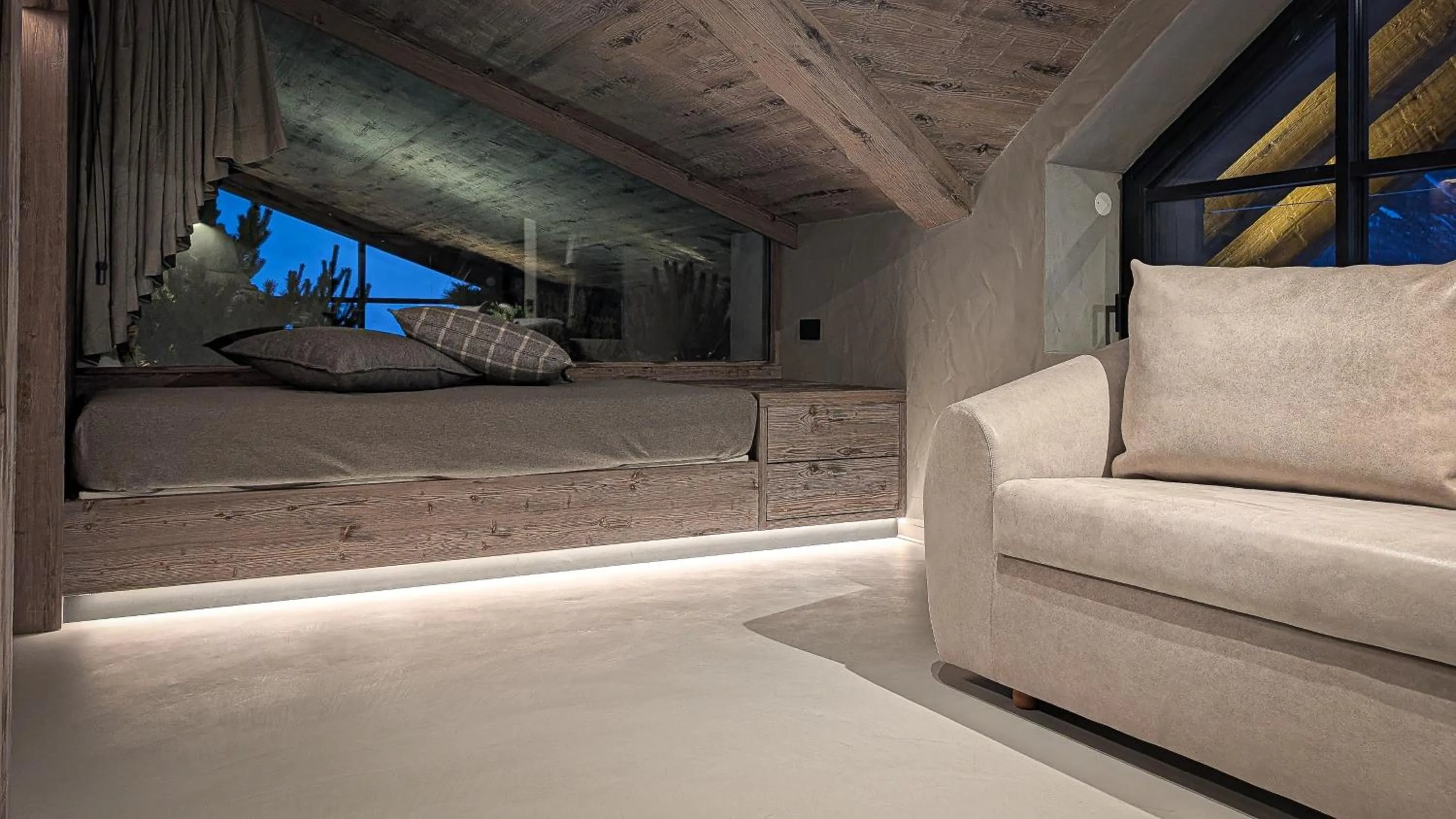 Photo of the whole room, Bed in Mohe Boutique Hotel