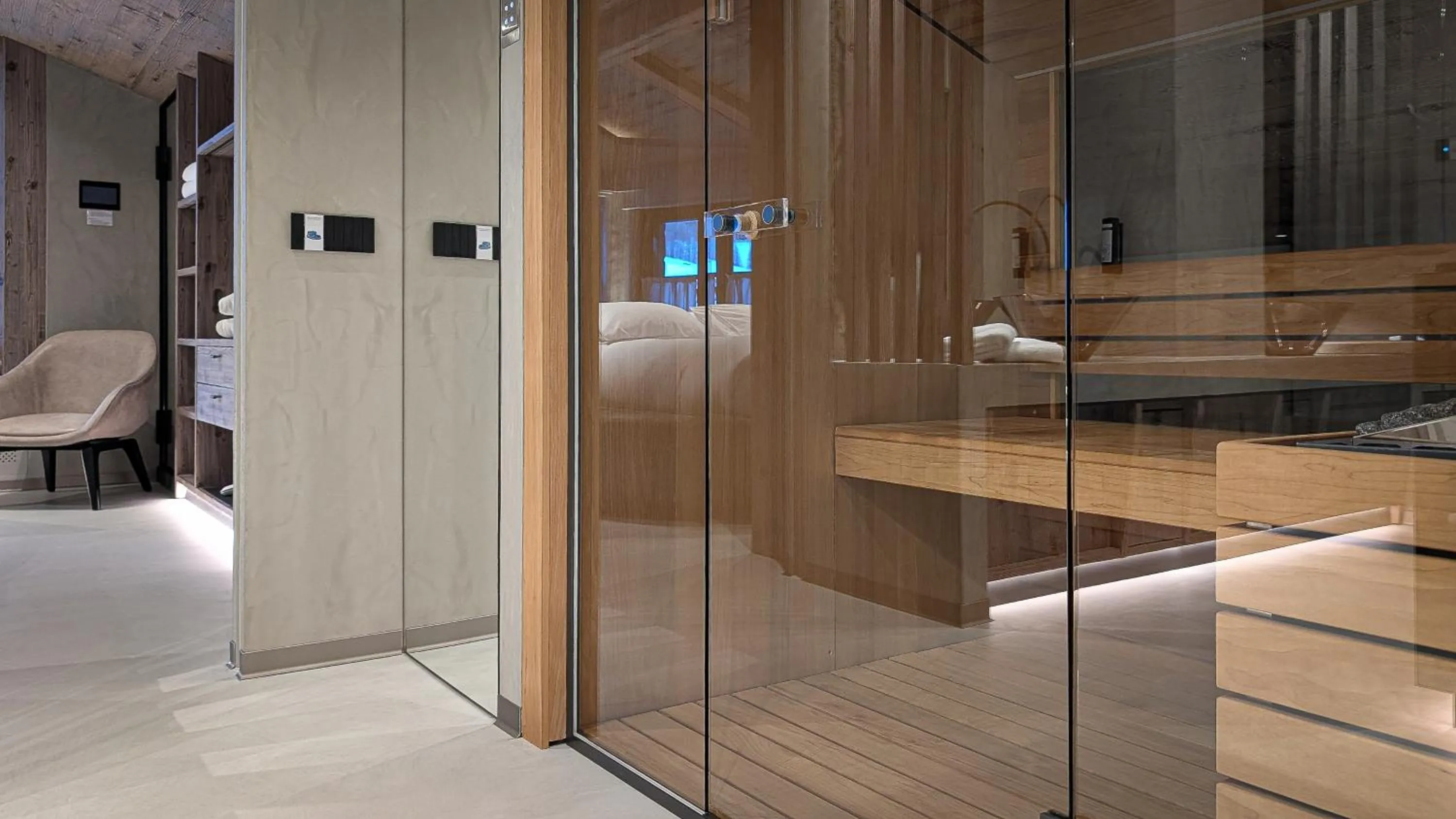 Sauna in Mohe Boutique Hotel