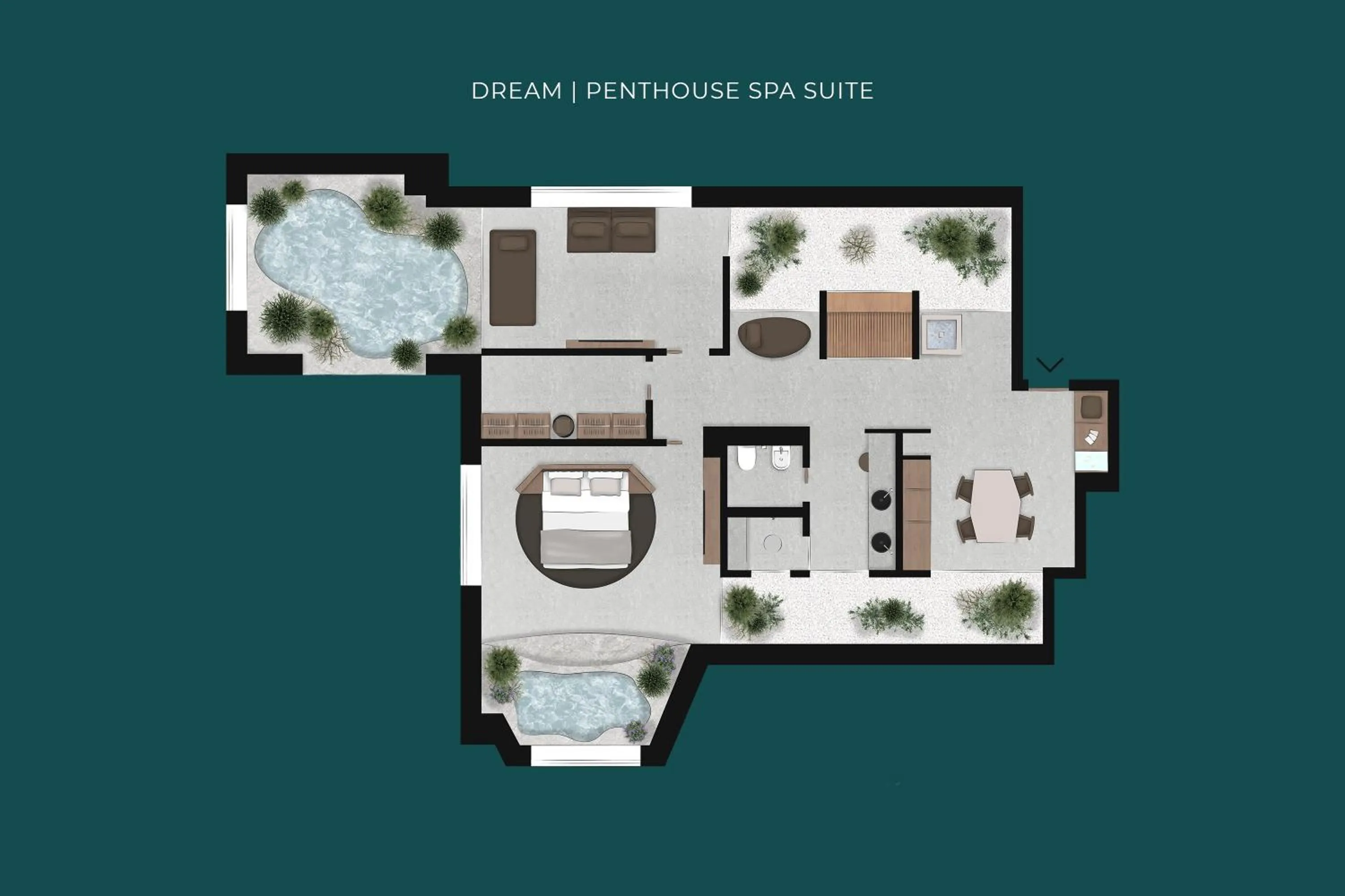 Floor plan in Mohe Boutique Hotel