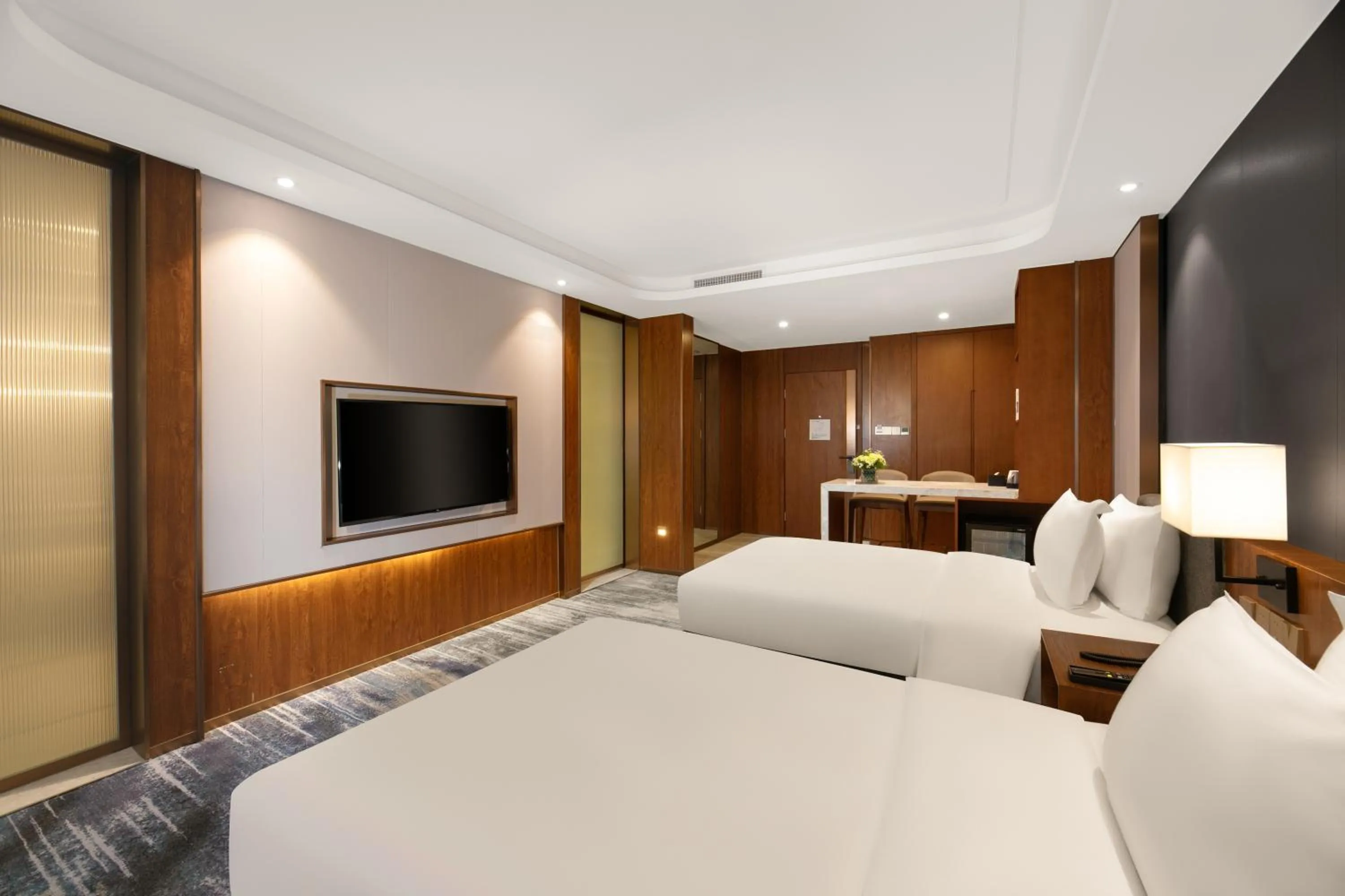 Bed in Furunde Wanda Jin Hotel