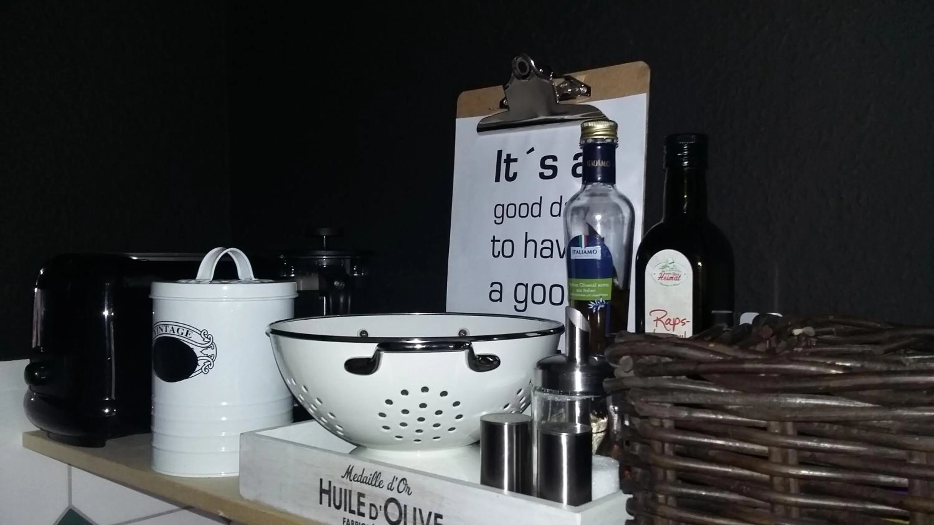 Communal kitchen in Gästehaus 22 am Klostergarten