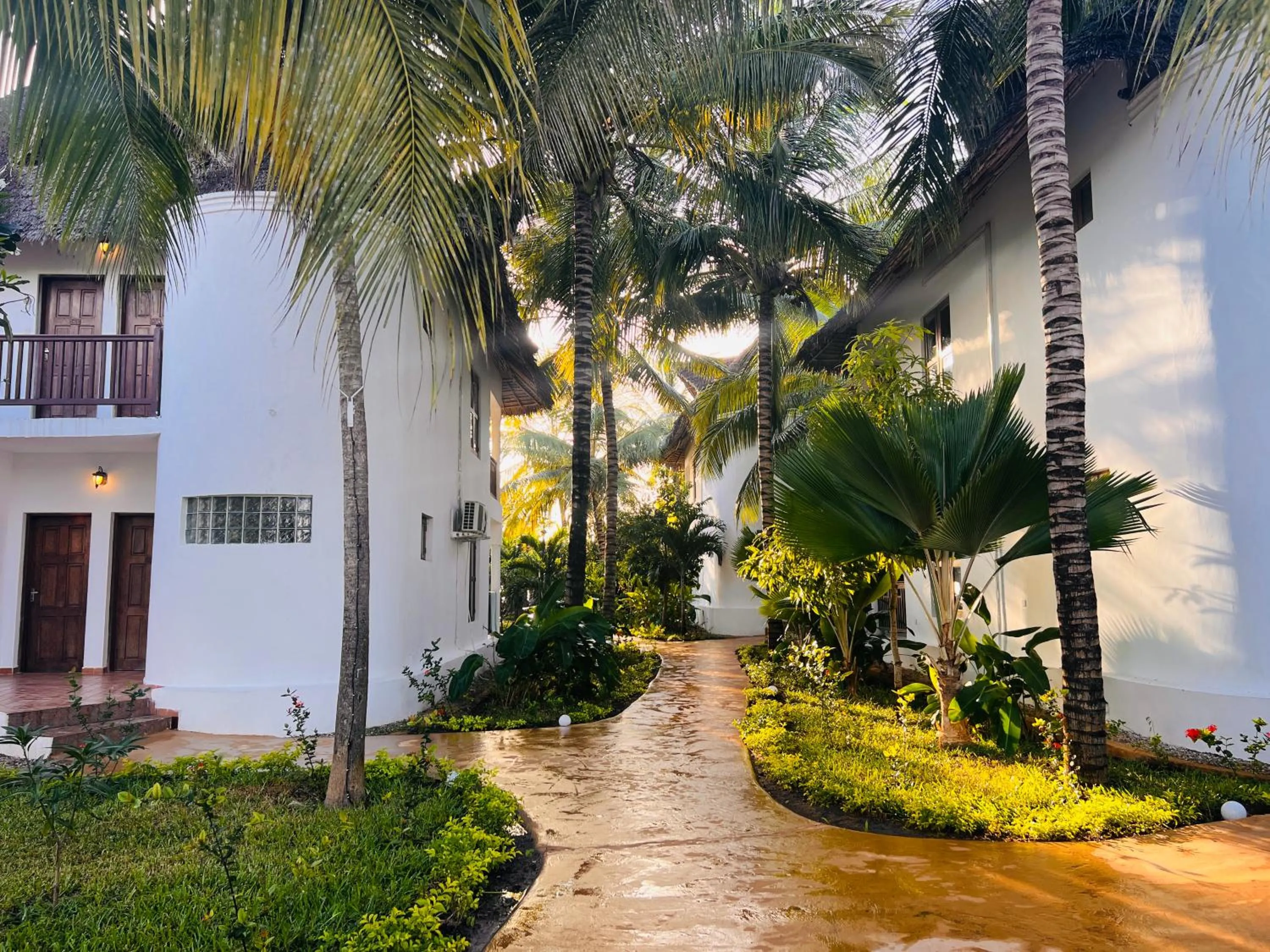 Garden in Zanzibar Bahari Villas