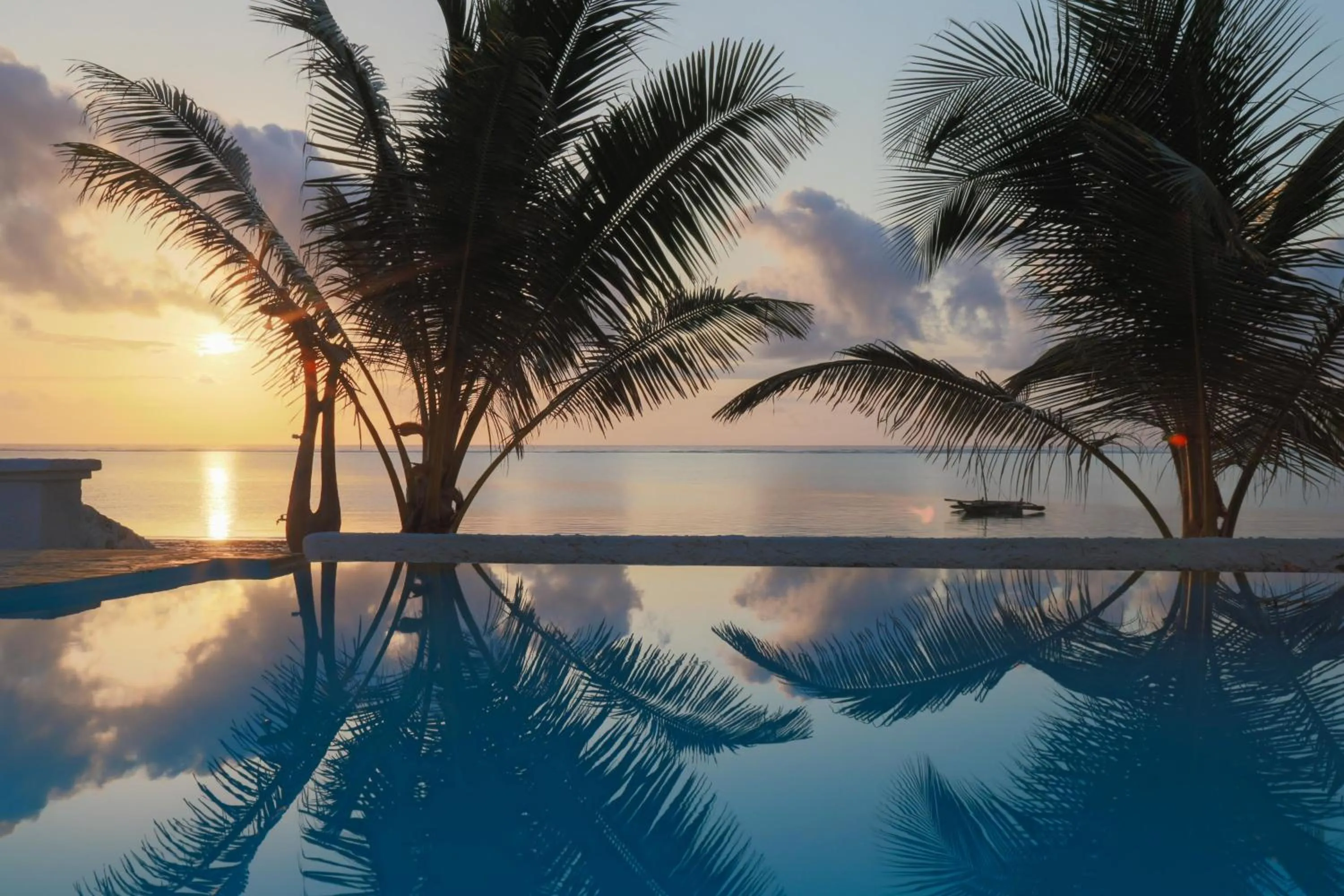 Sunrise in Zanzibar Bahari Villas