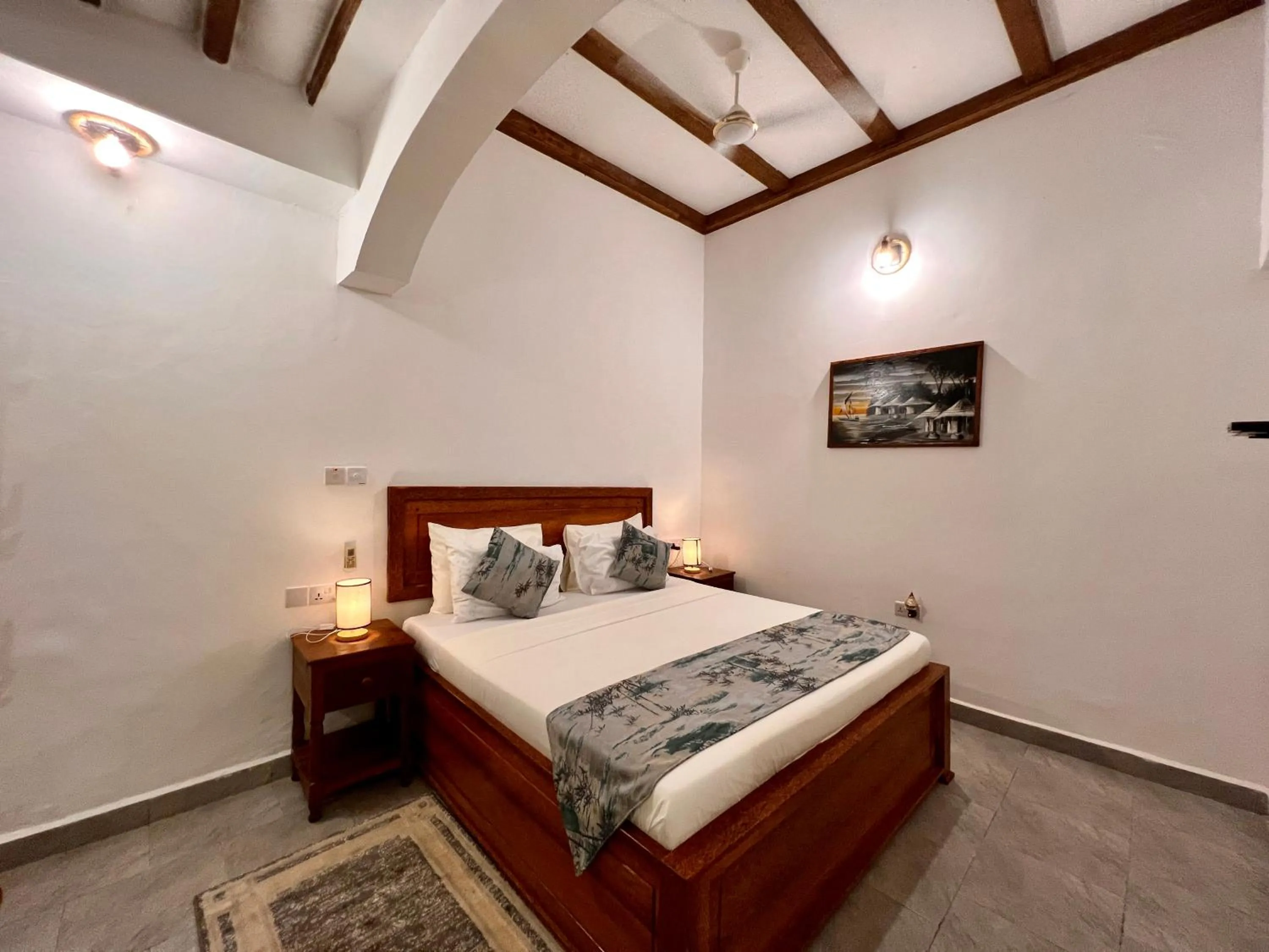 Bed in Zanzibar Bahari Villas