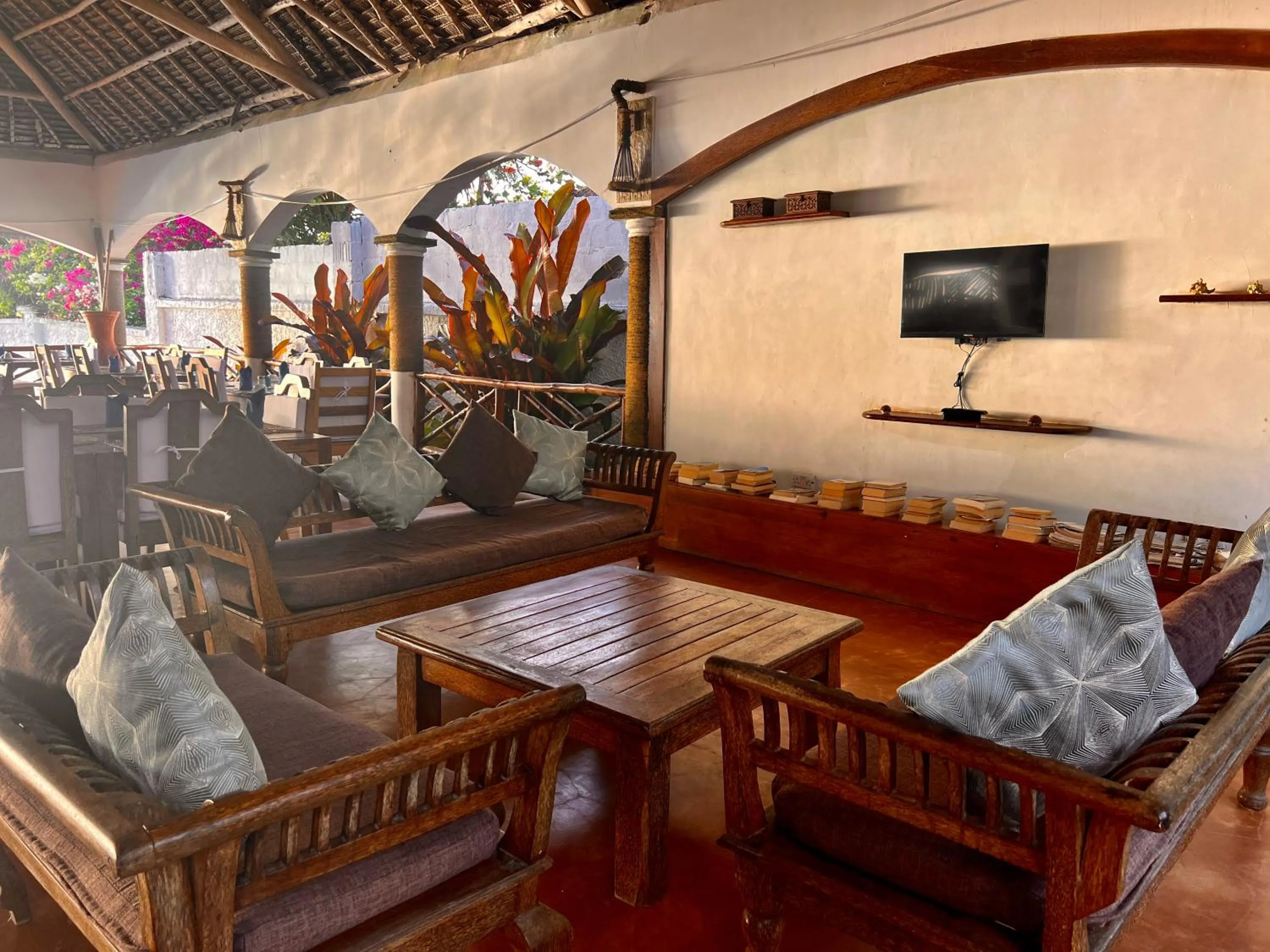 Seating area in Zanzibar Bahari Villas