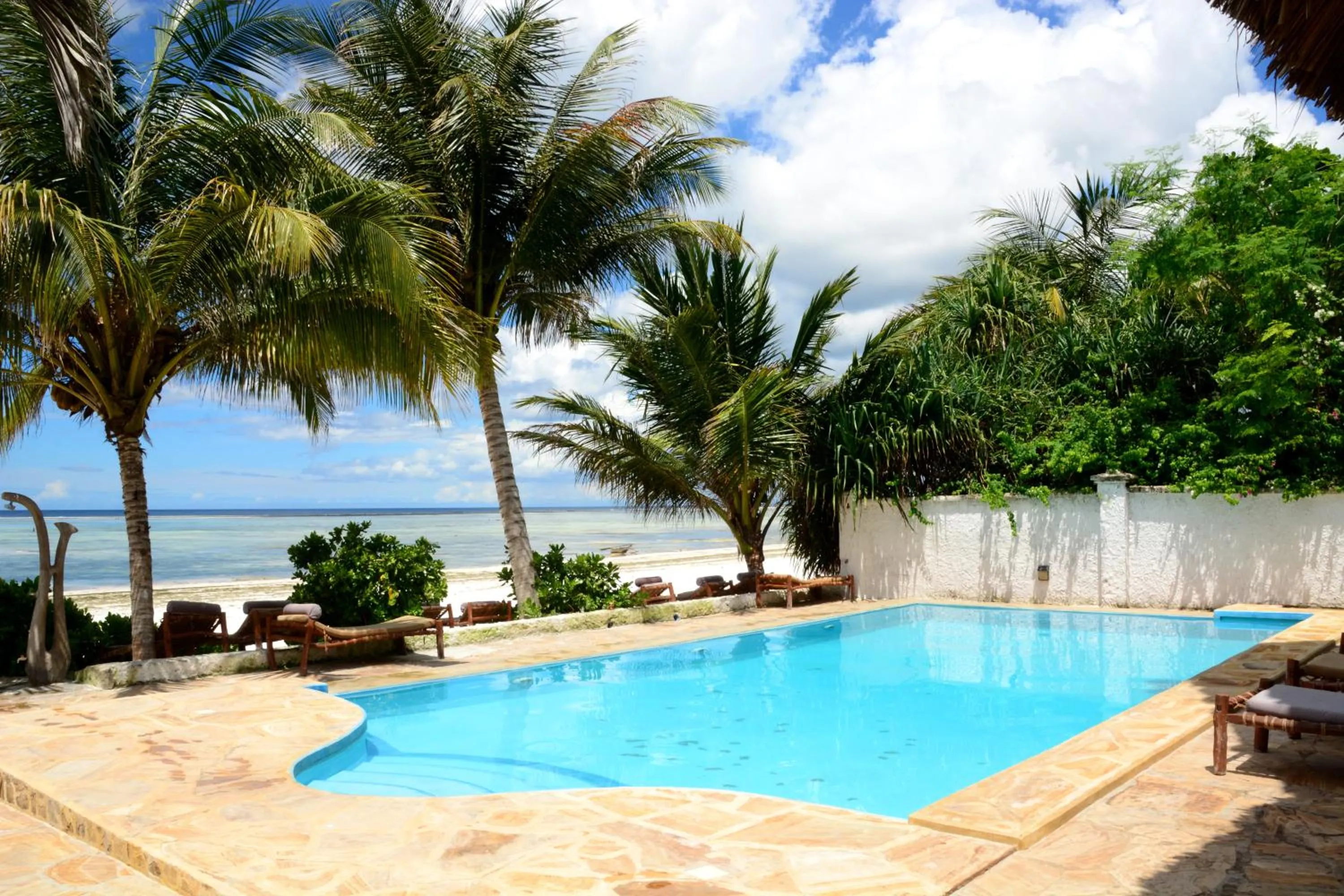 Swimming pool in Zanzibar Bahari Villas