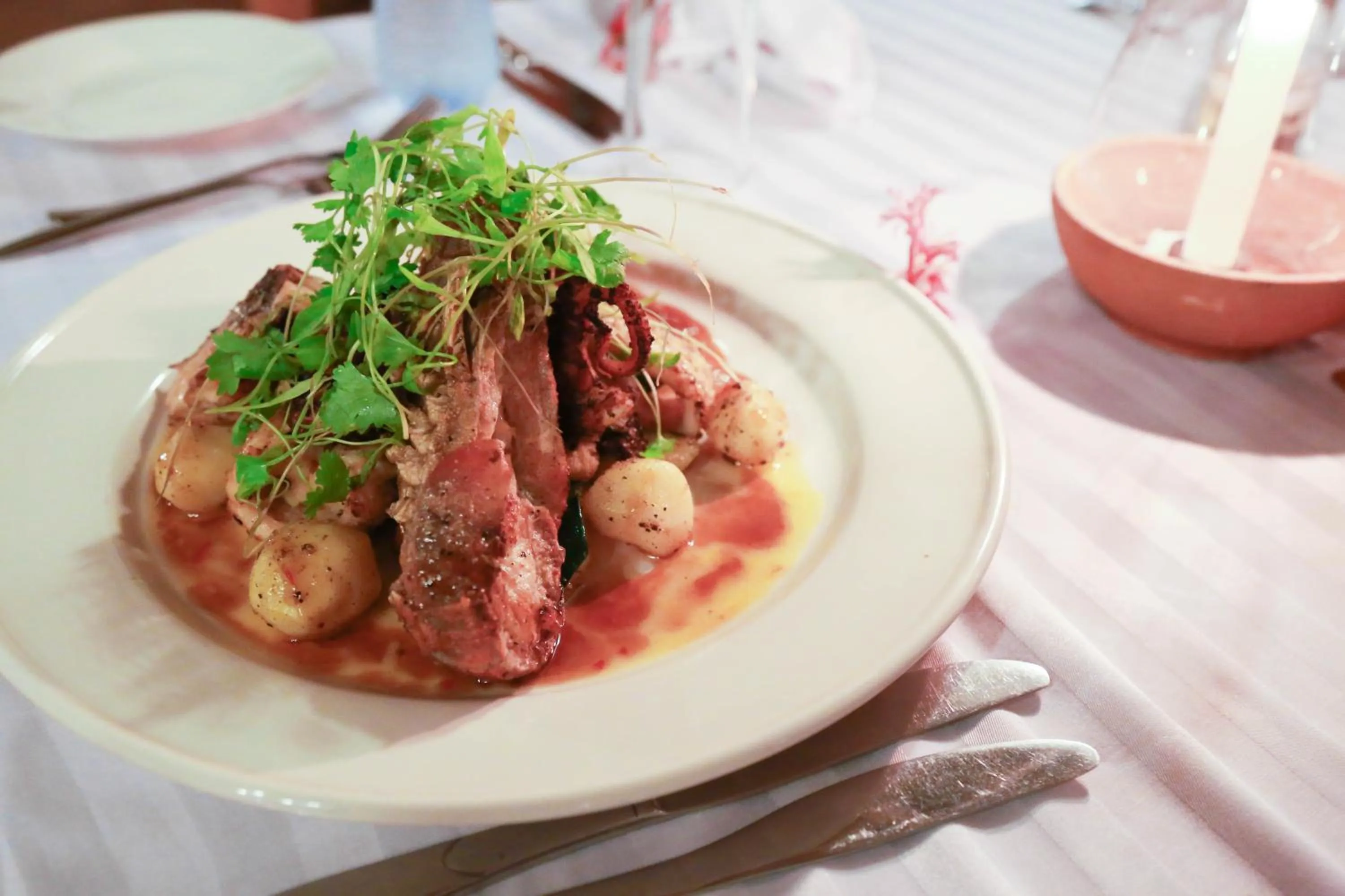 Dinner in Zanzibar Bahari Villas