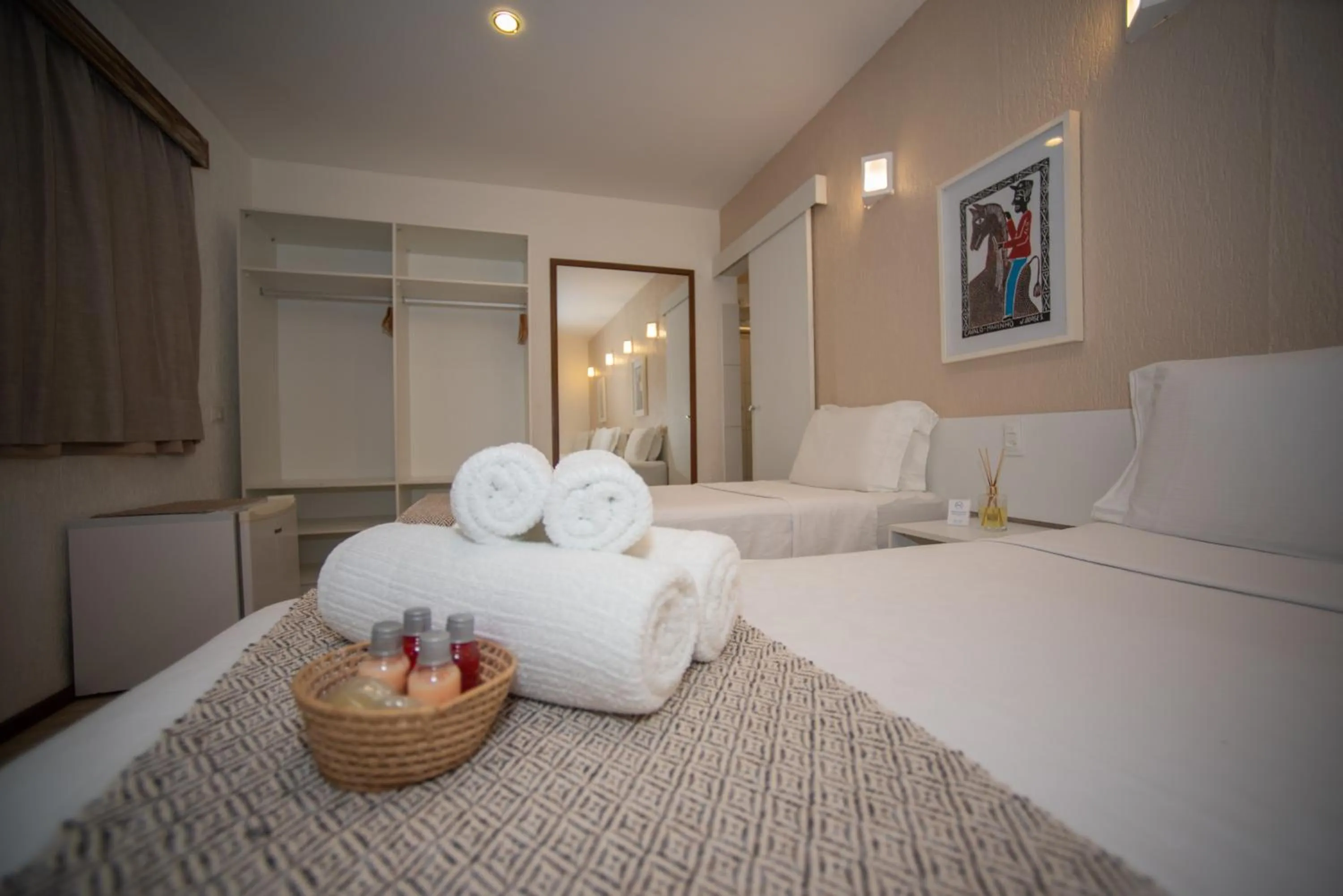 Bedroom, Bed in Pousada Malibu