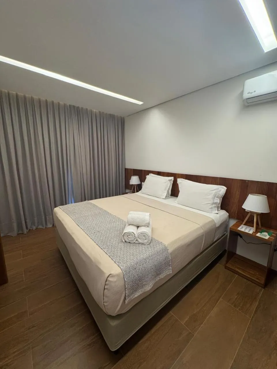 Bed in Pousada Malibu