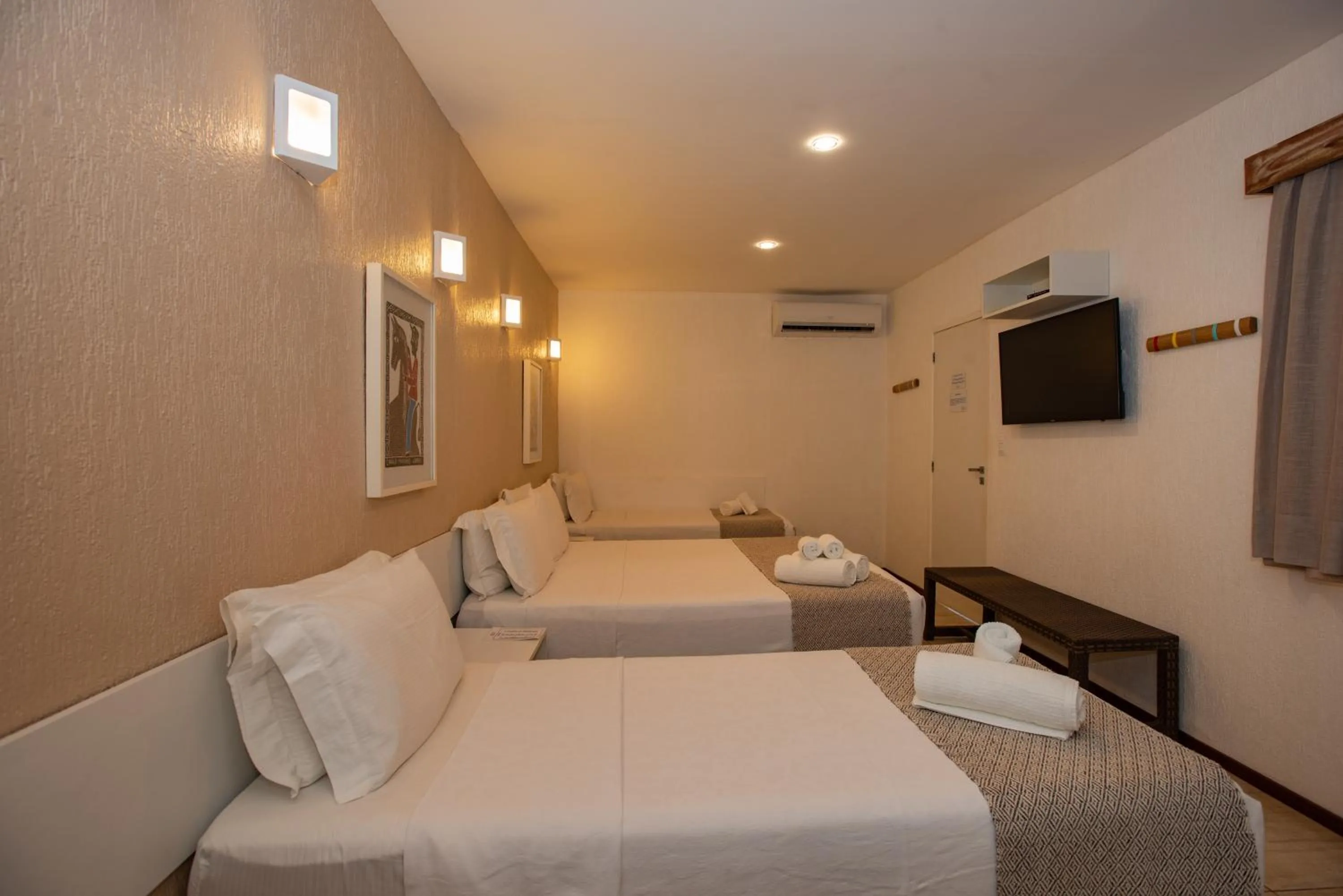 Bedroom, Bed in Pousada Malibu