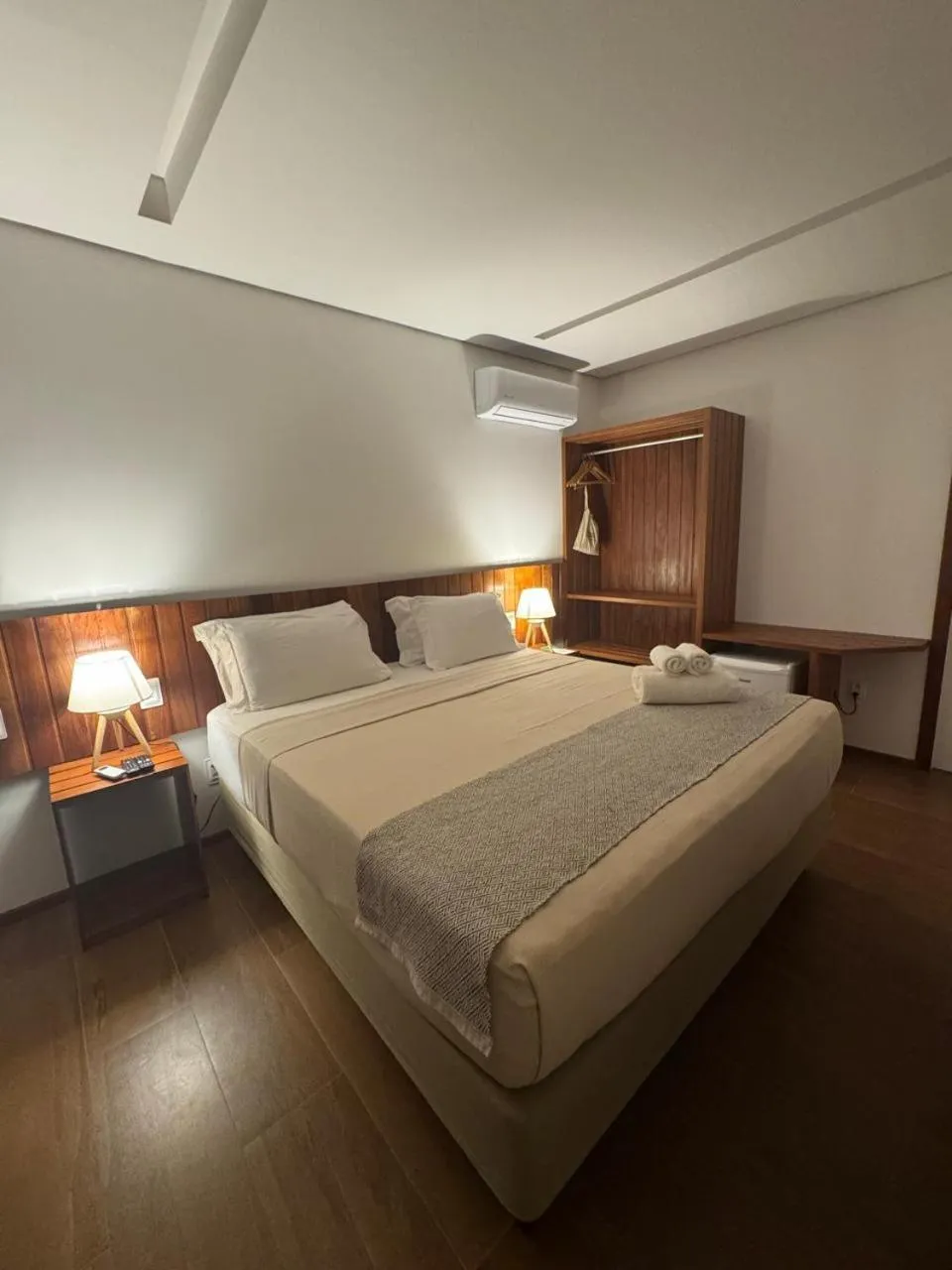 Bed in Pousada Malibu