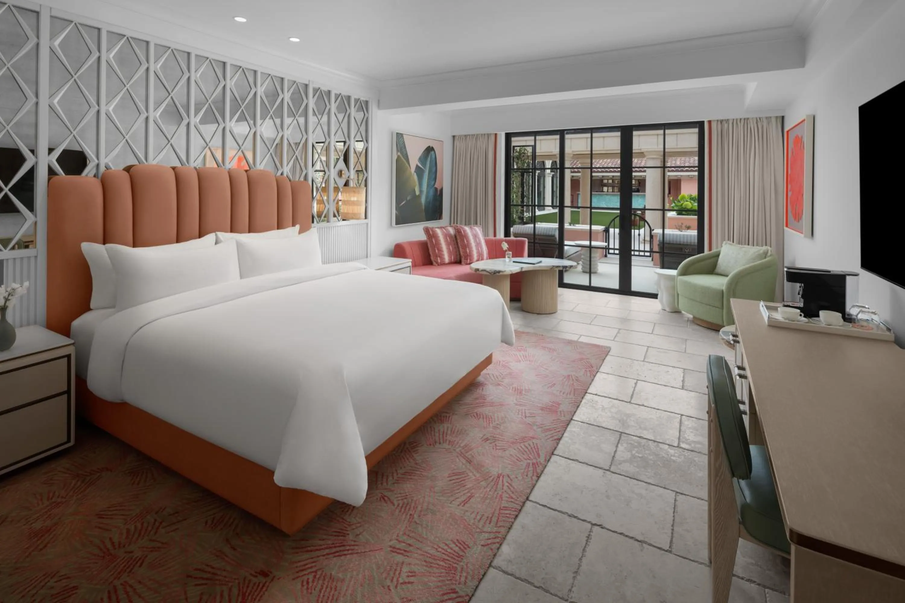 Bedroom, Bed in Palm House Hotel Palm Beach