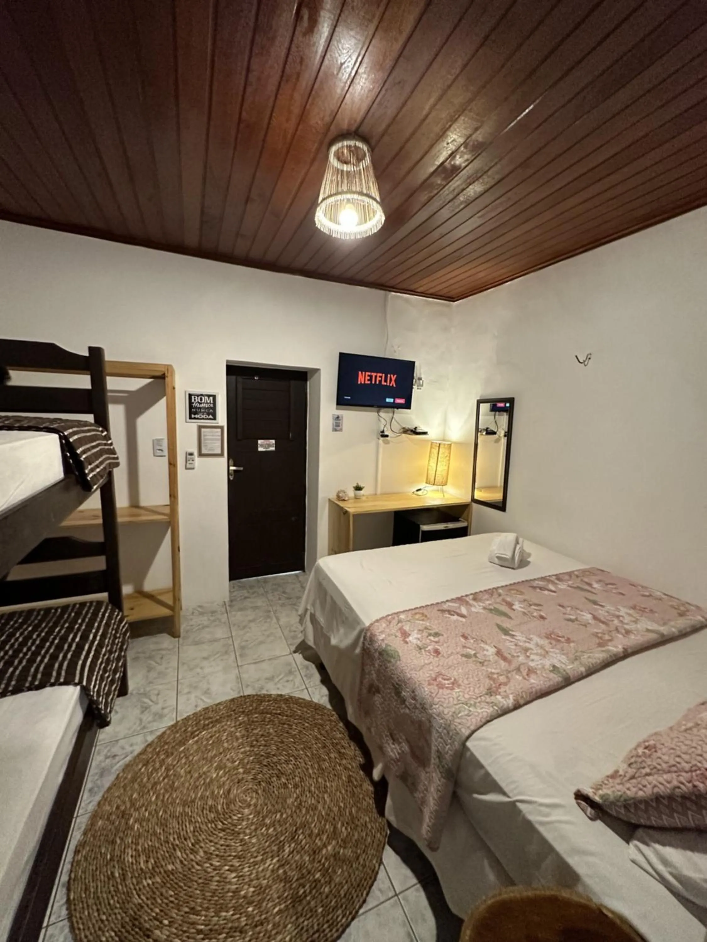 Bed in Pousada Isabel Araújo