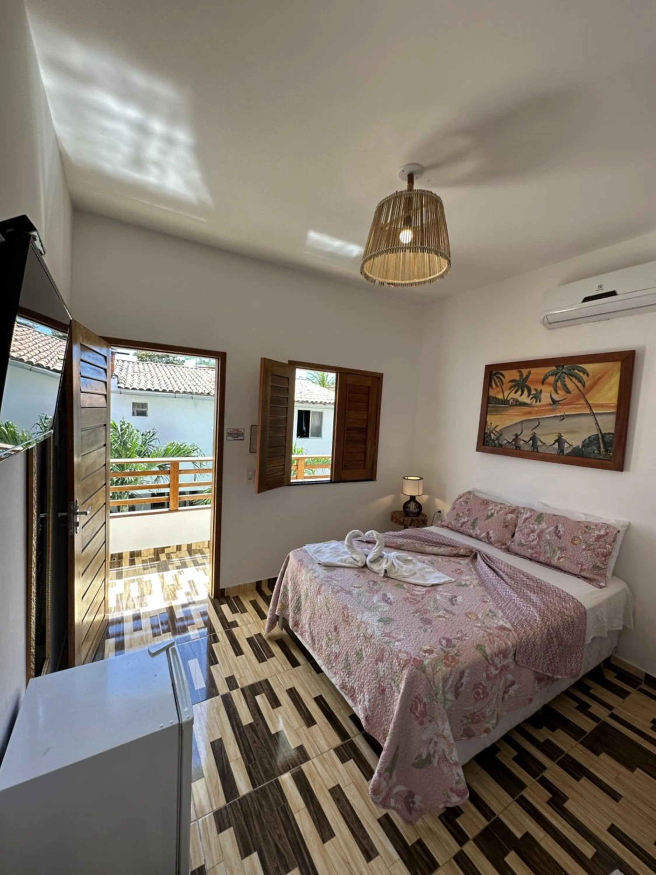 Bed in Pousada Isabel Araújo