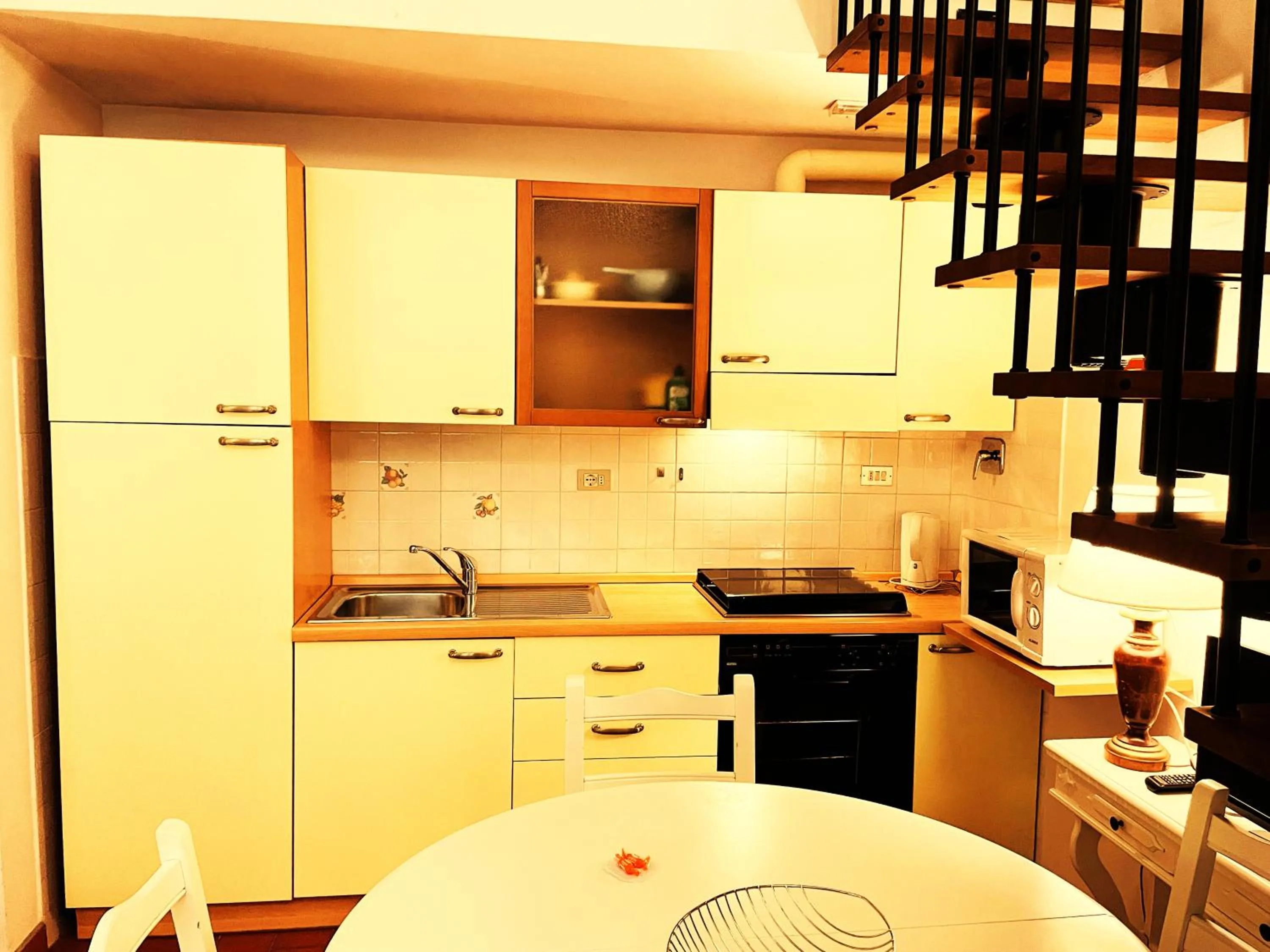 Kitchen or kitchenette in Residence La Contessina