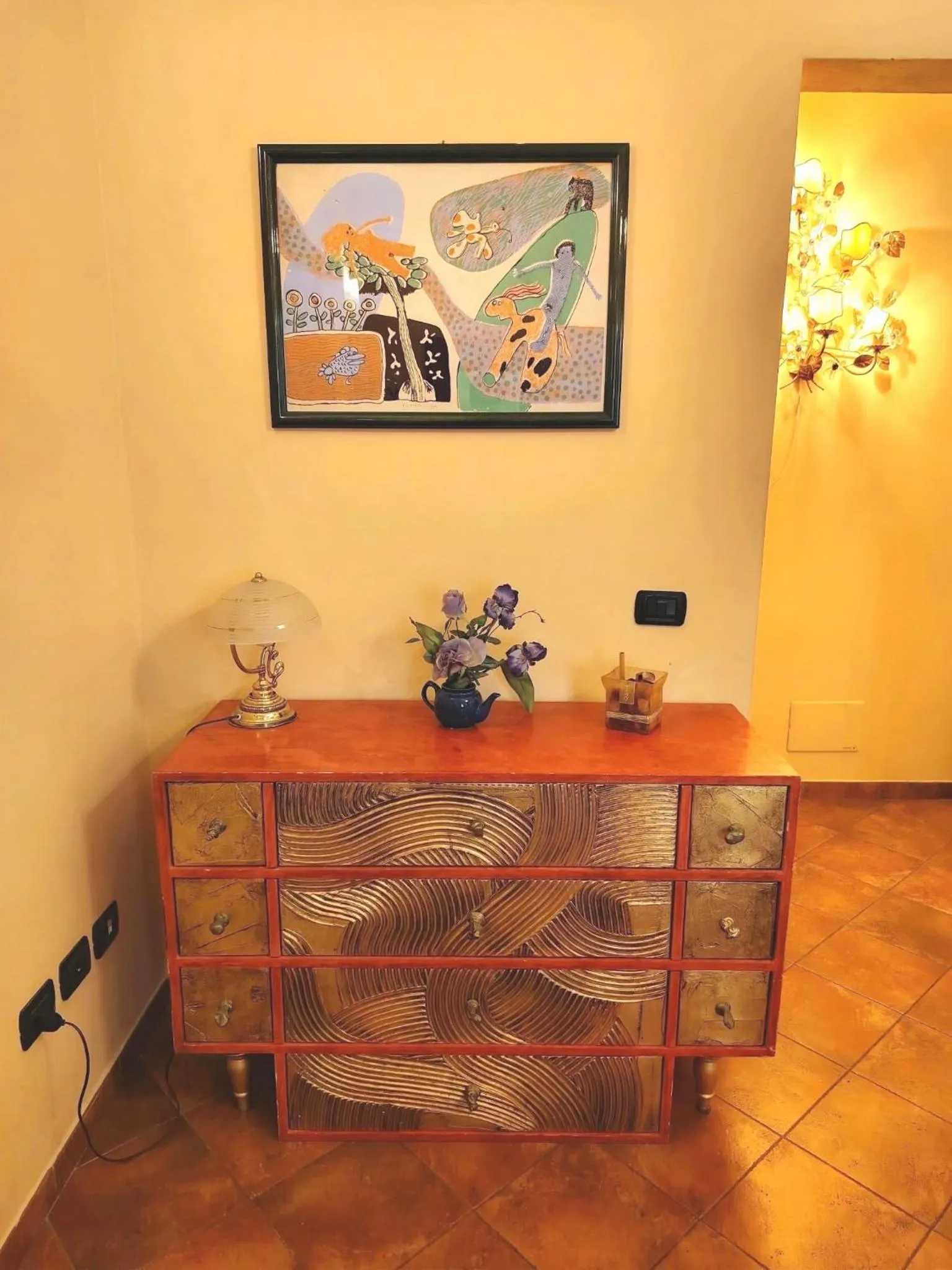 Decorative detail in Residence La Contessina