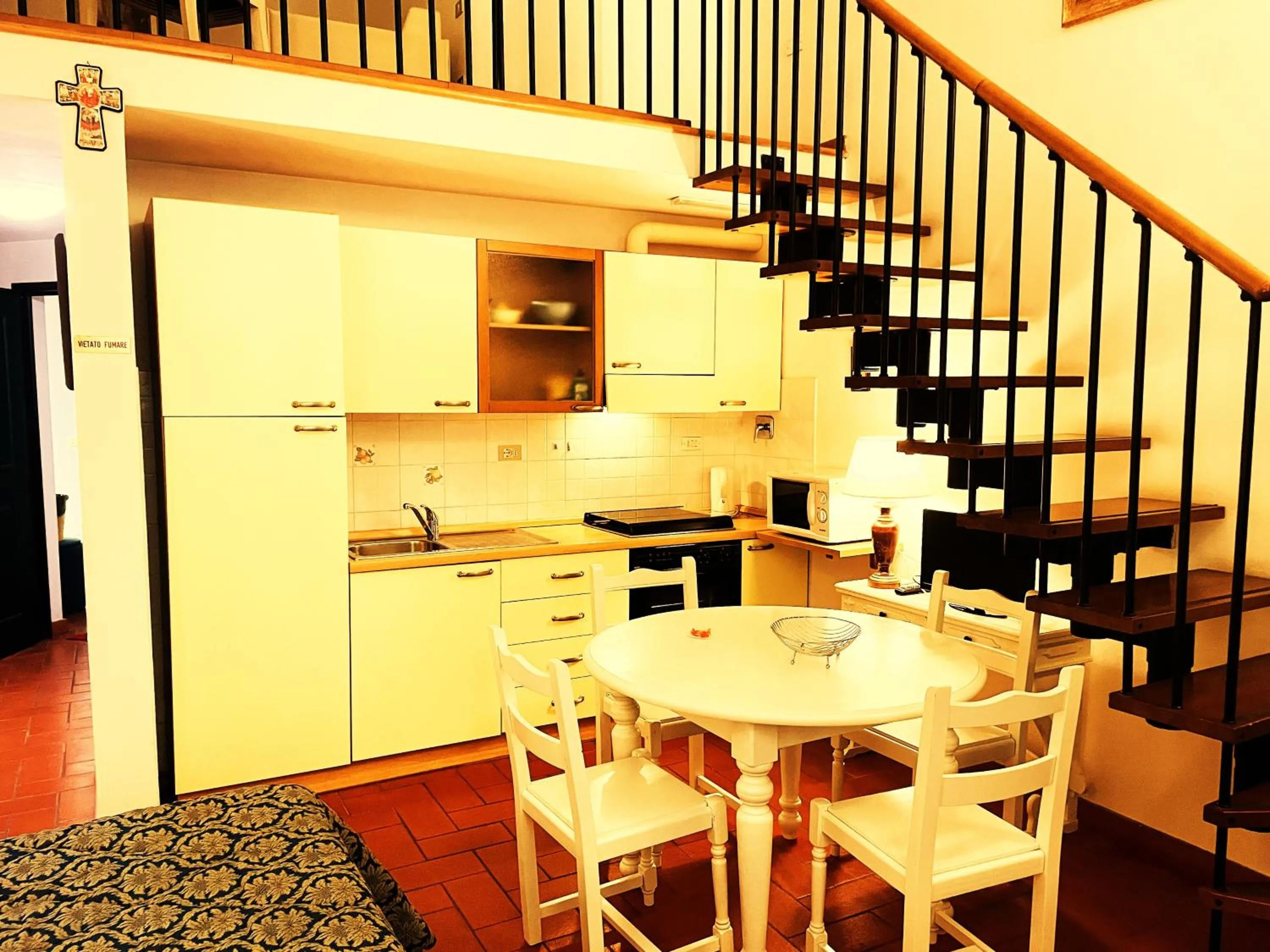 Kitchen or kitchenette in Residence La Contessina