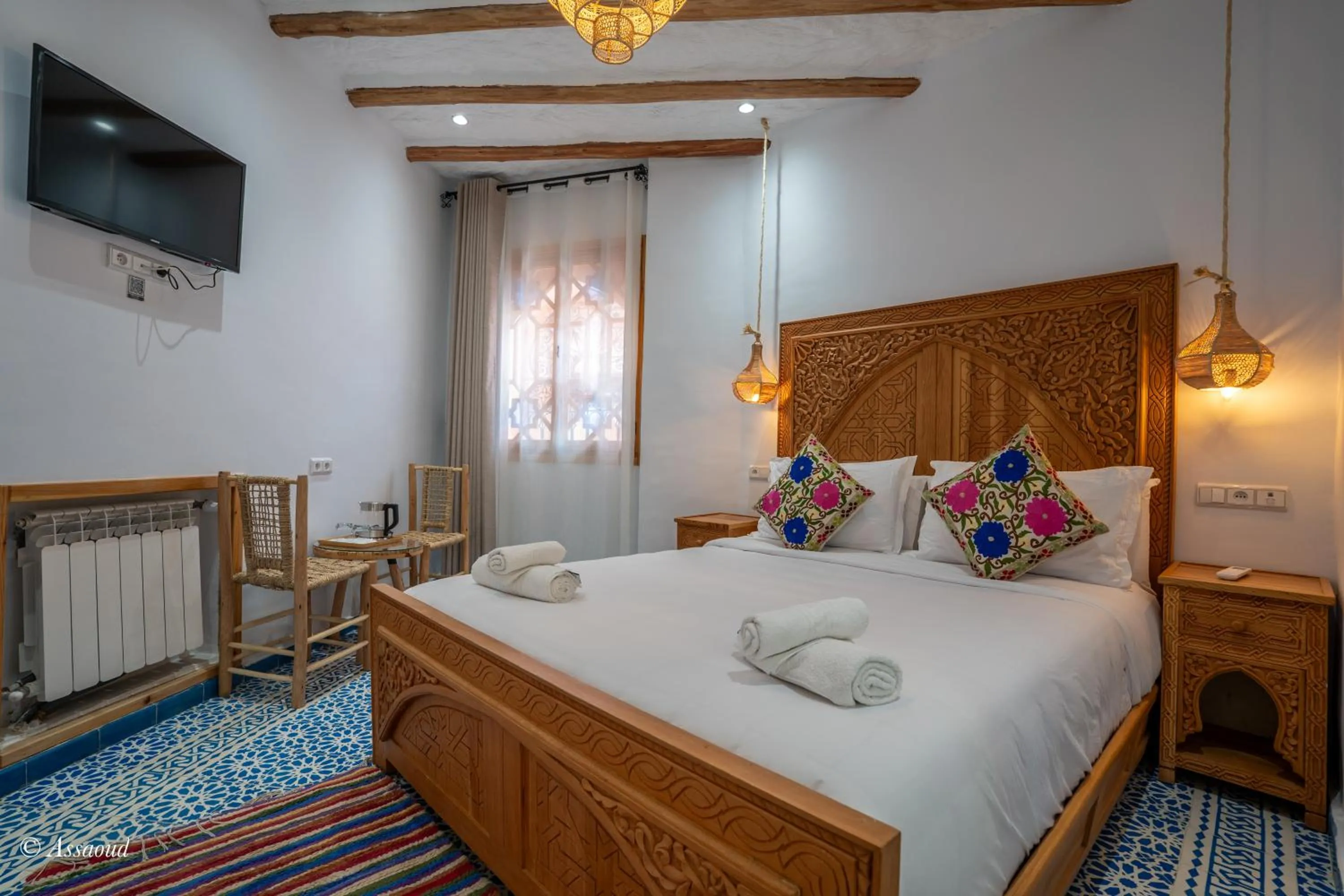 Bed in Riad ALHAMBRA