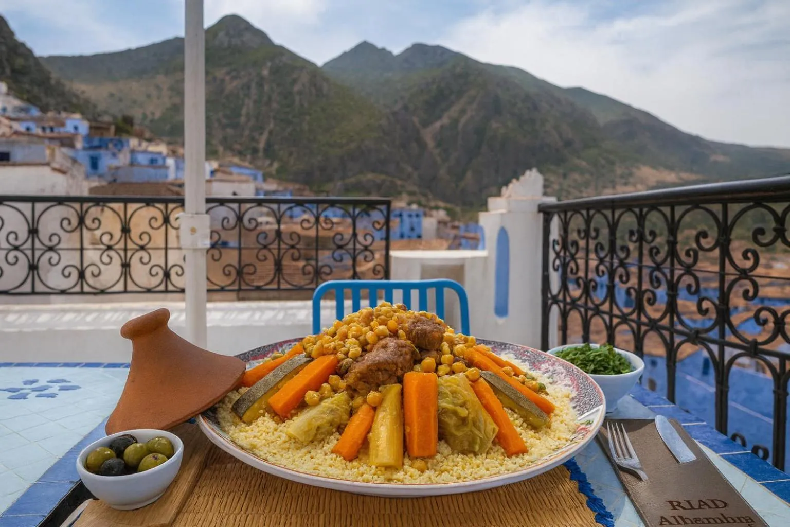 Natural landscape in Riad ALHAMBRA