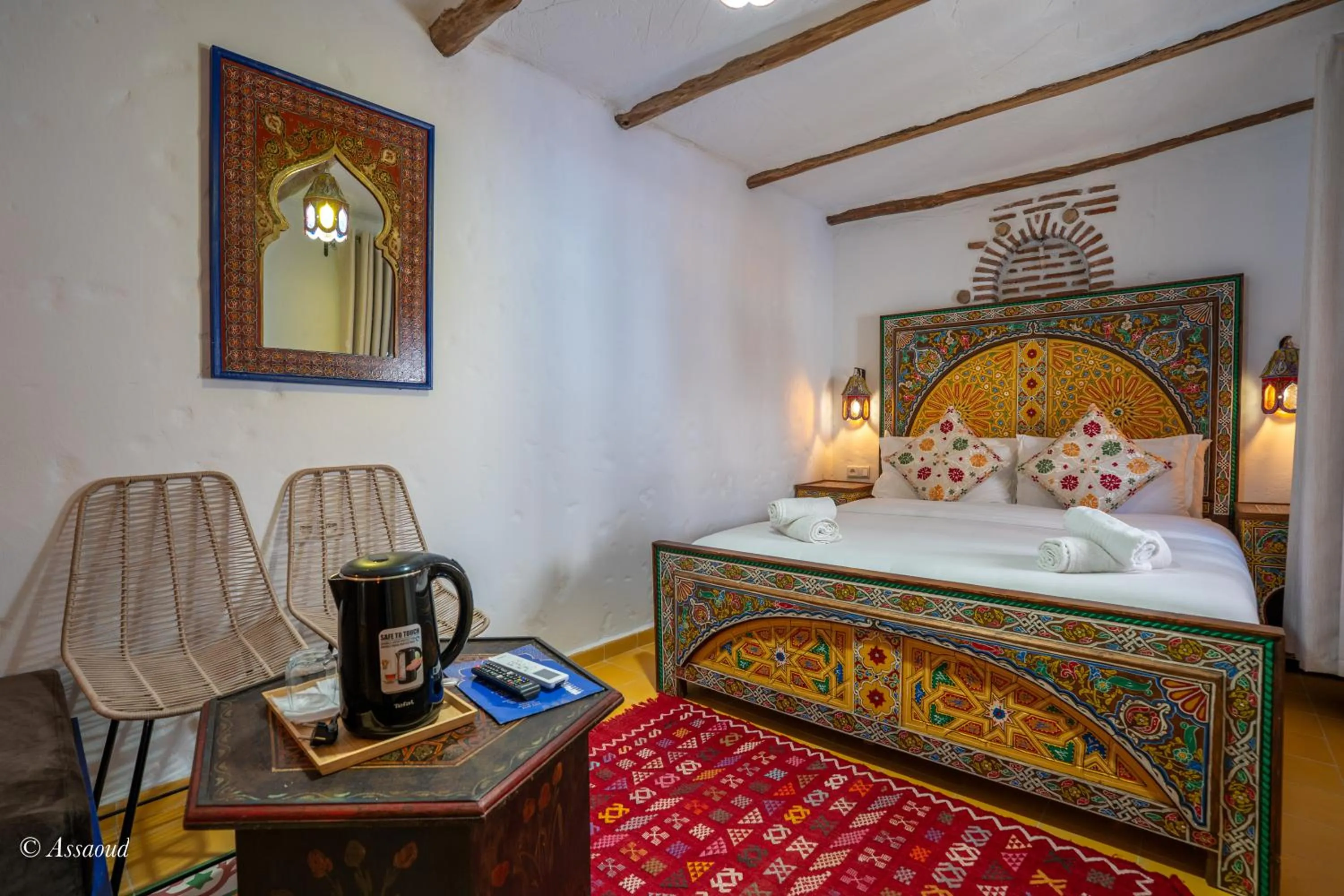 Bed in Riad ALHAMBRA