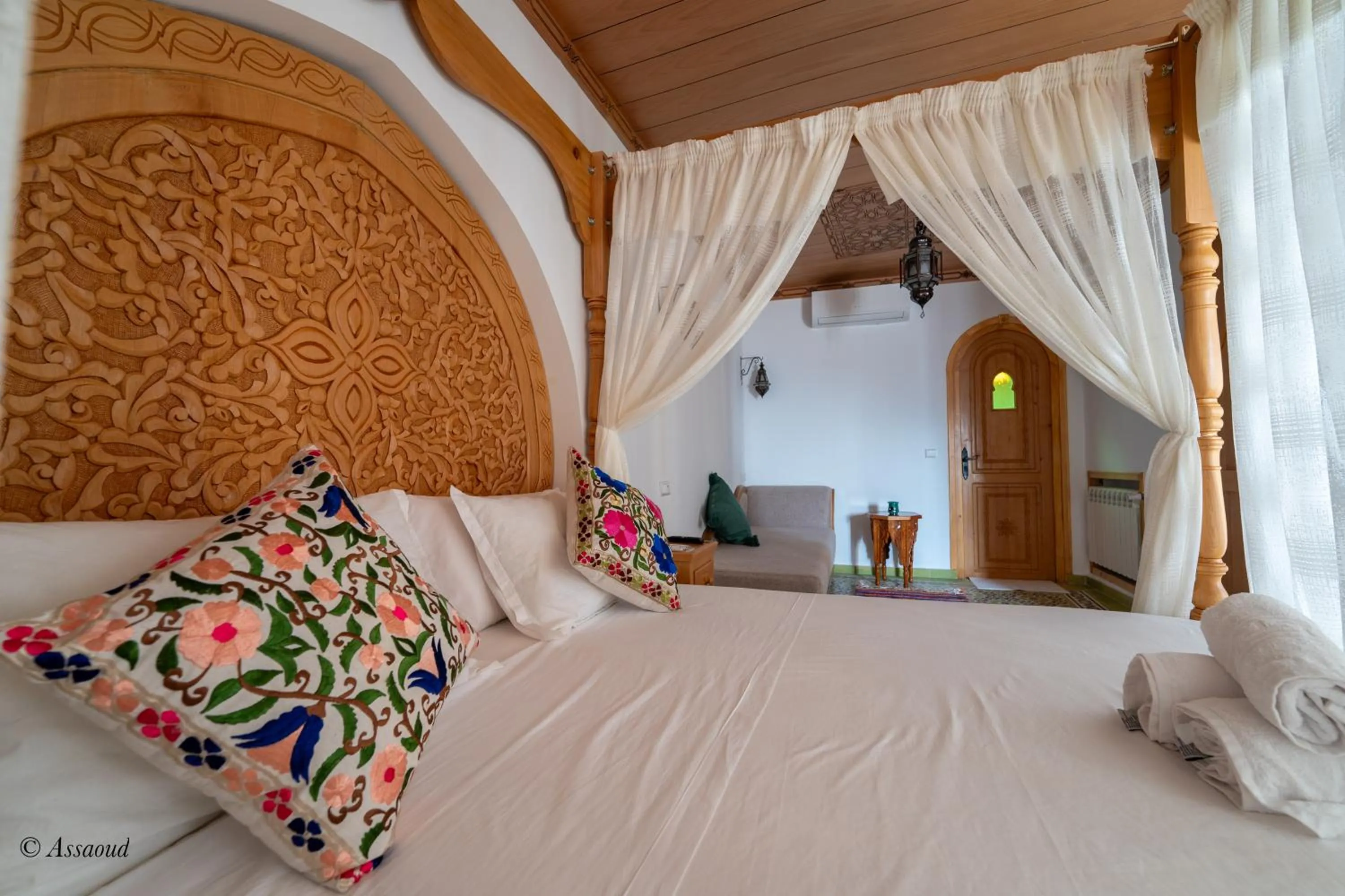 Bed in Riad ALHAMBRA