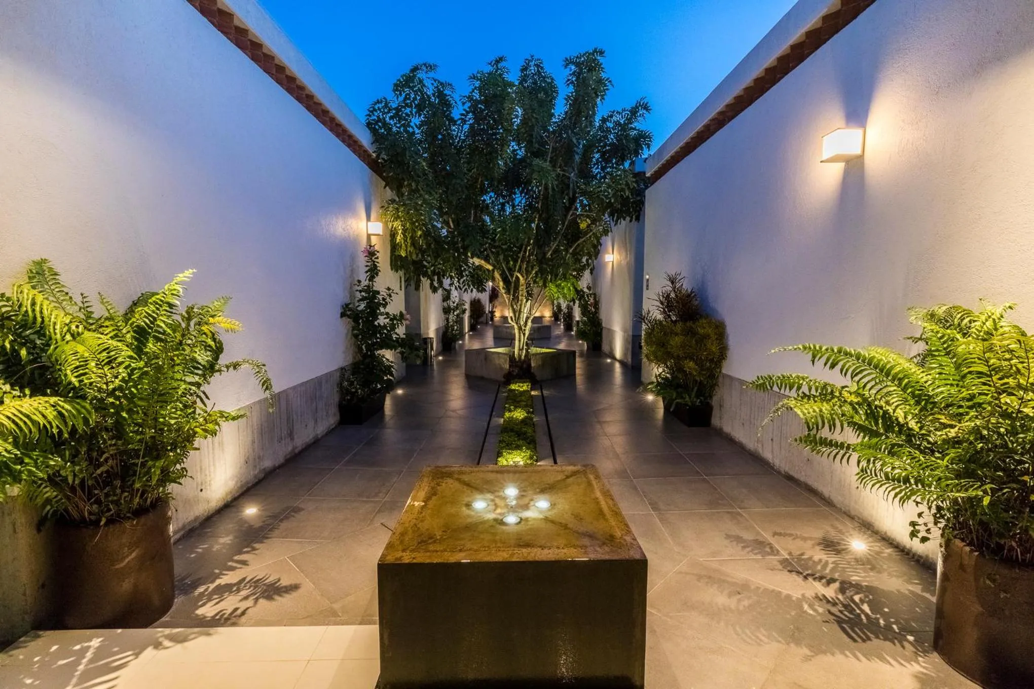 Patio in Marialicia Suites, Hotel Boutique