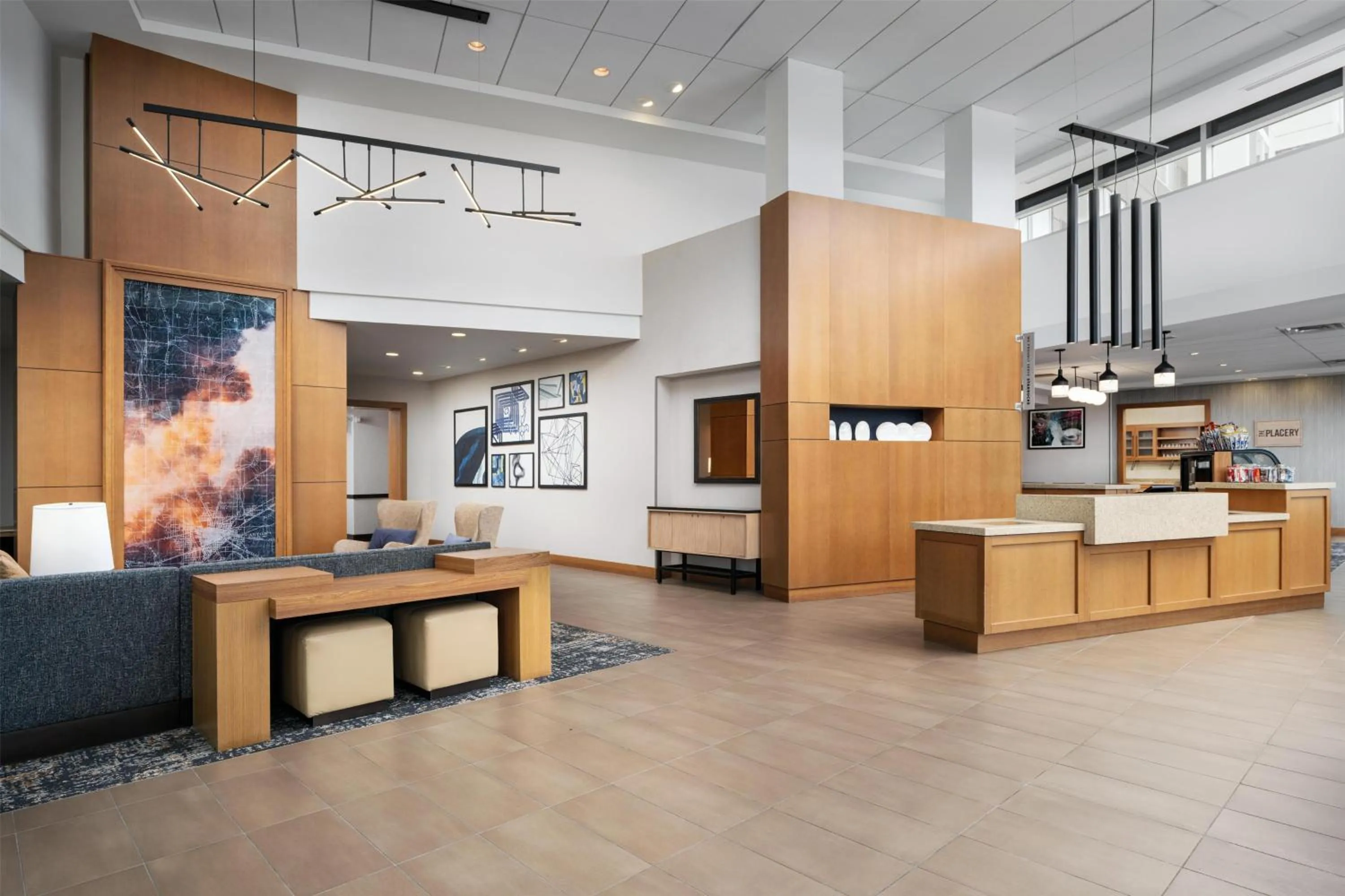 Lobby or reception in Hyatt Place Canton