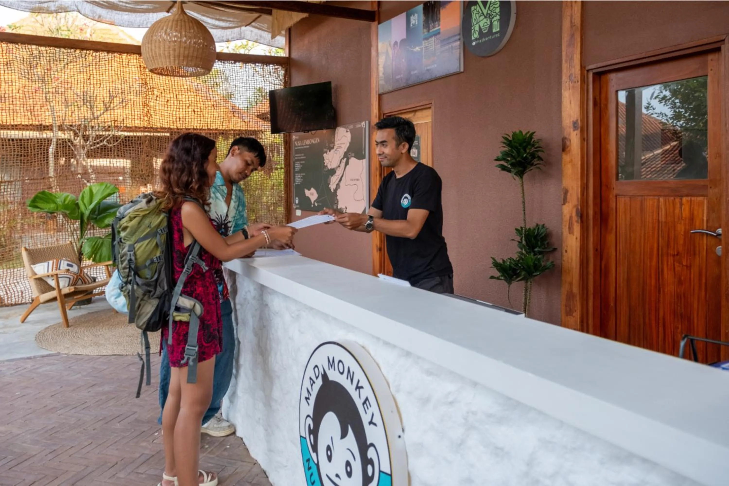 Lobby or reception in Mad Monkey Nusa Lembongan