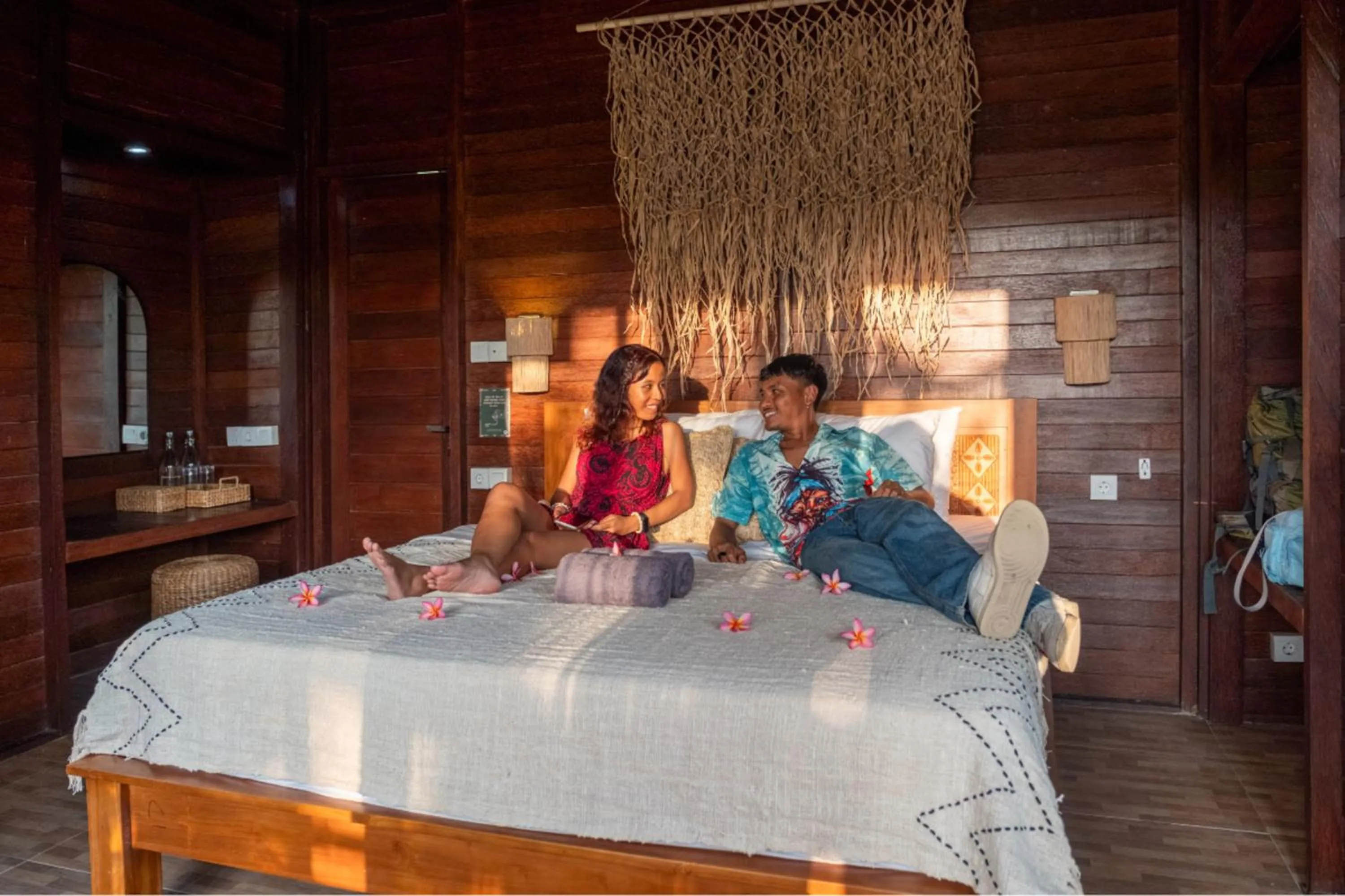 Bed in Mad Monkey Nusa Lembongan
