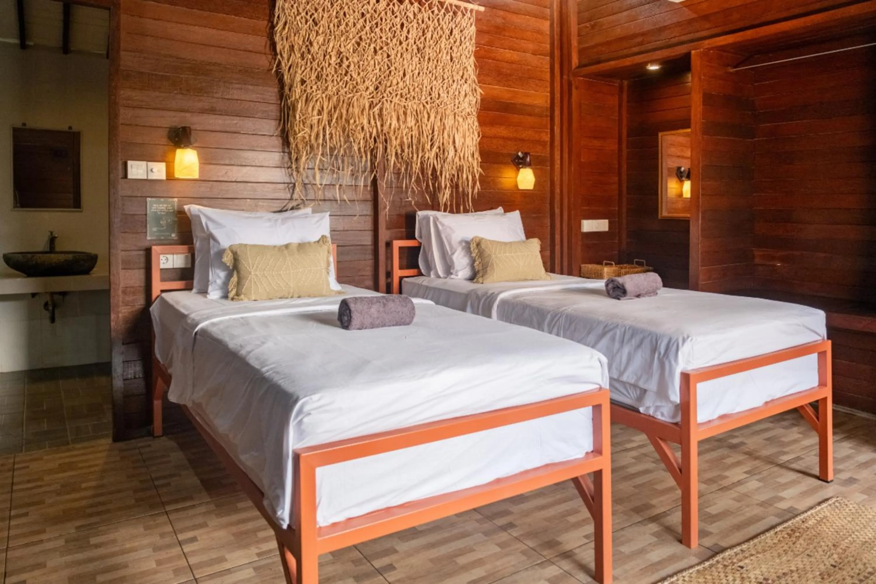 Bed in Mad Monkey Nusa Lembongan