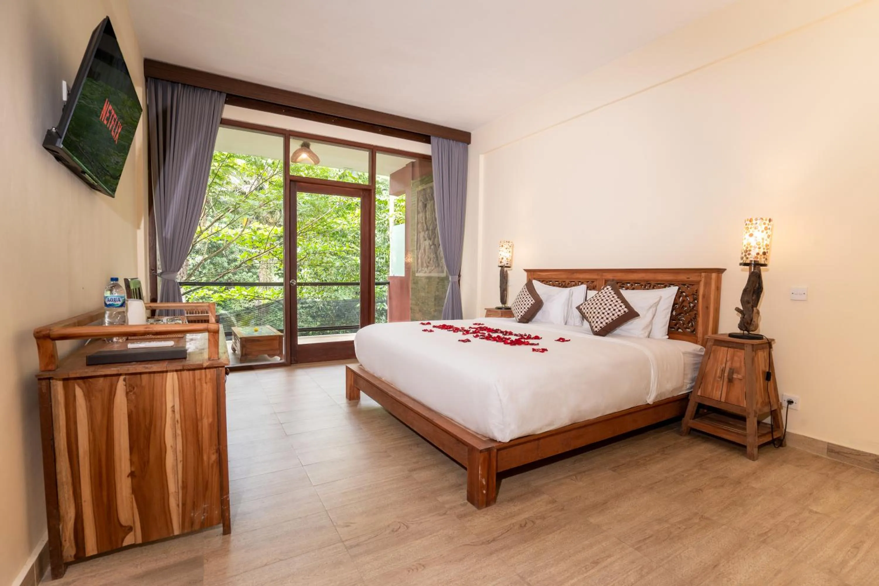 Bed in Umah Temuku Ubud