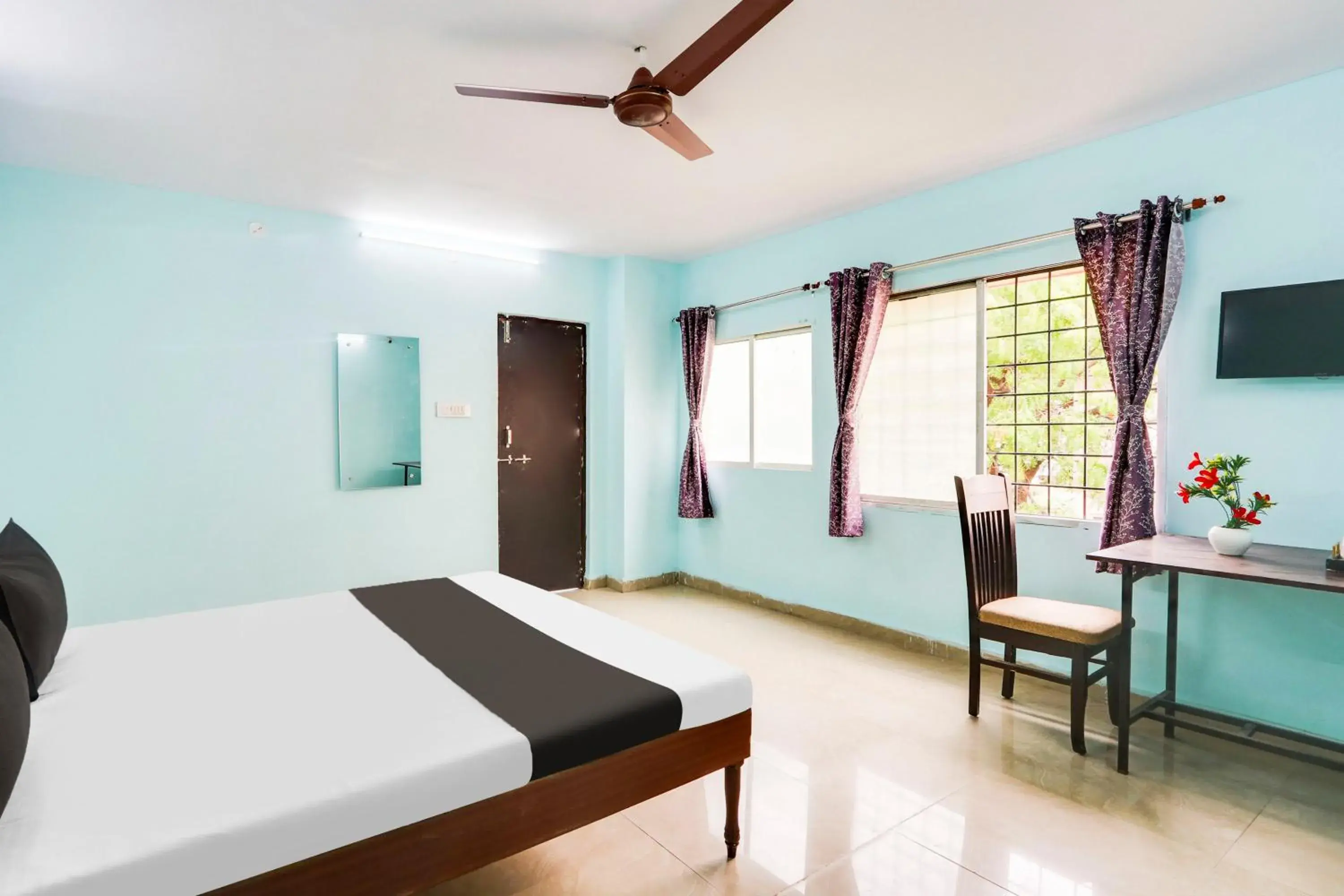Classic Triple Room - single occupancy in Hotel O Shirdi Blissful Residency Classic Triple Room - single occupancy in Hotel O Shirdi Blissful Residency