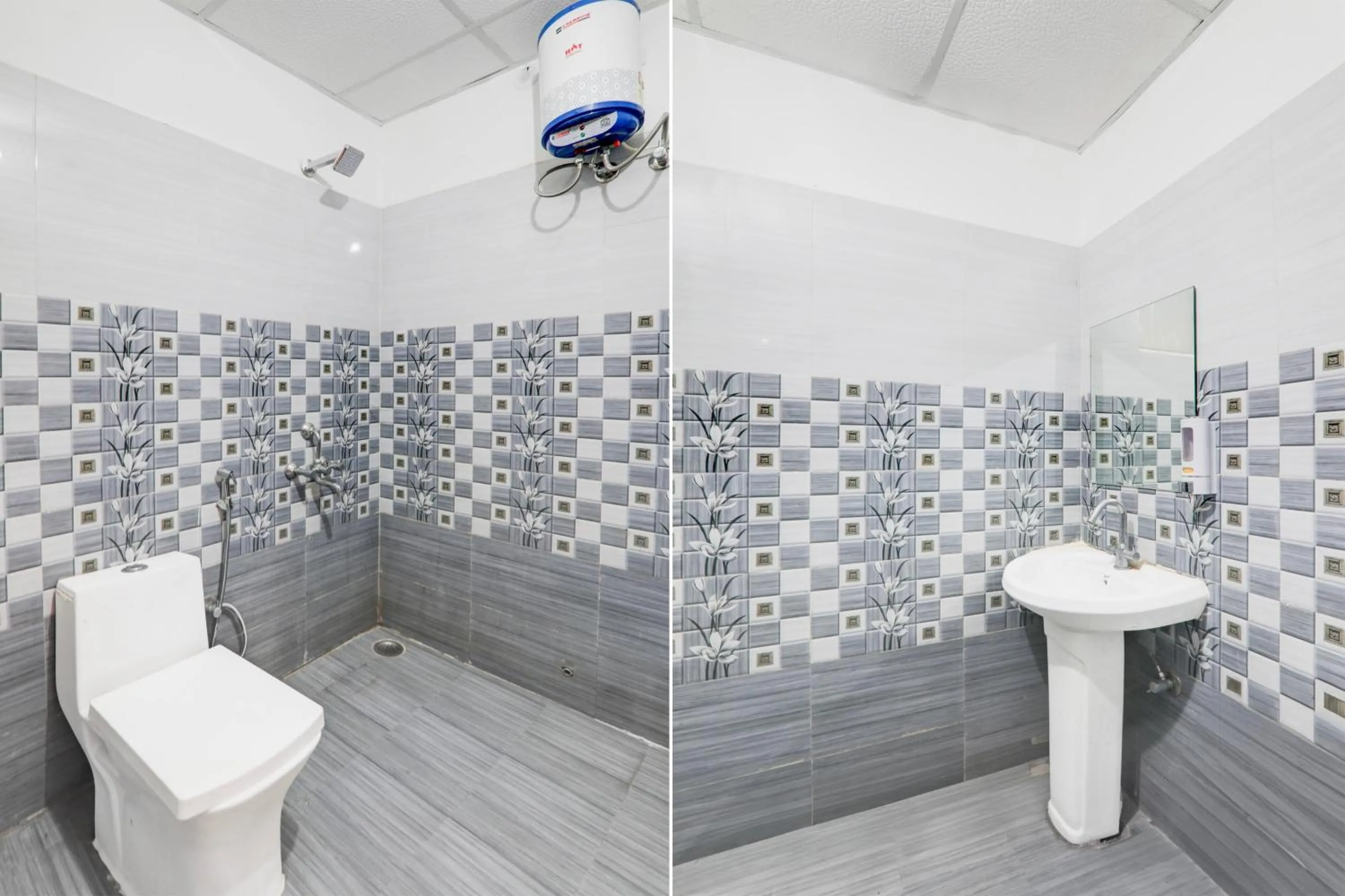 Bathroom in Hotel O BBD Lucknow Formerly 7th Heaven