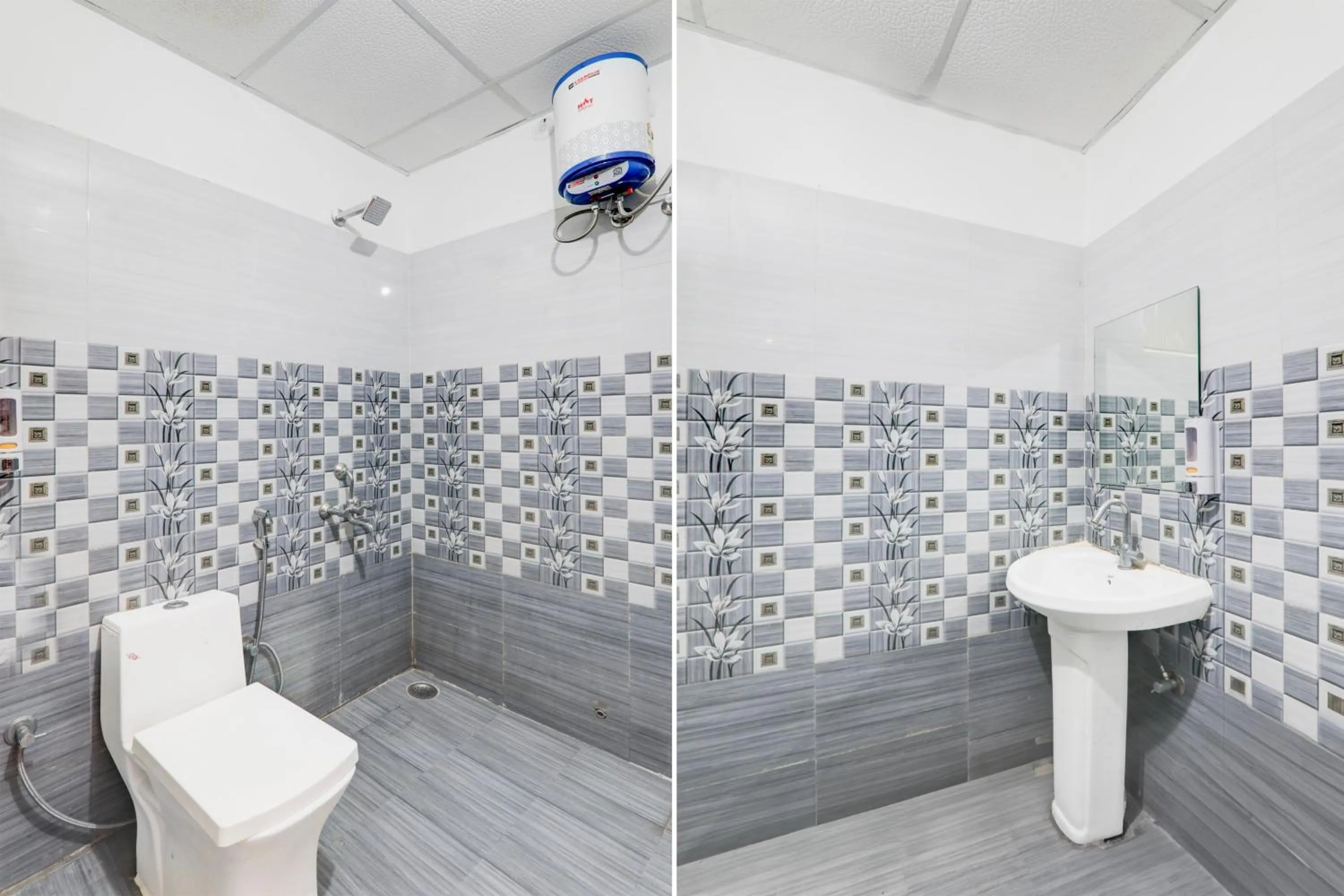 Bathroom in Hotel O BBD Lucknow Formerly 7th Heaven