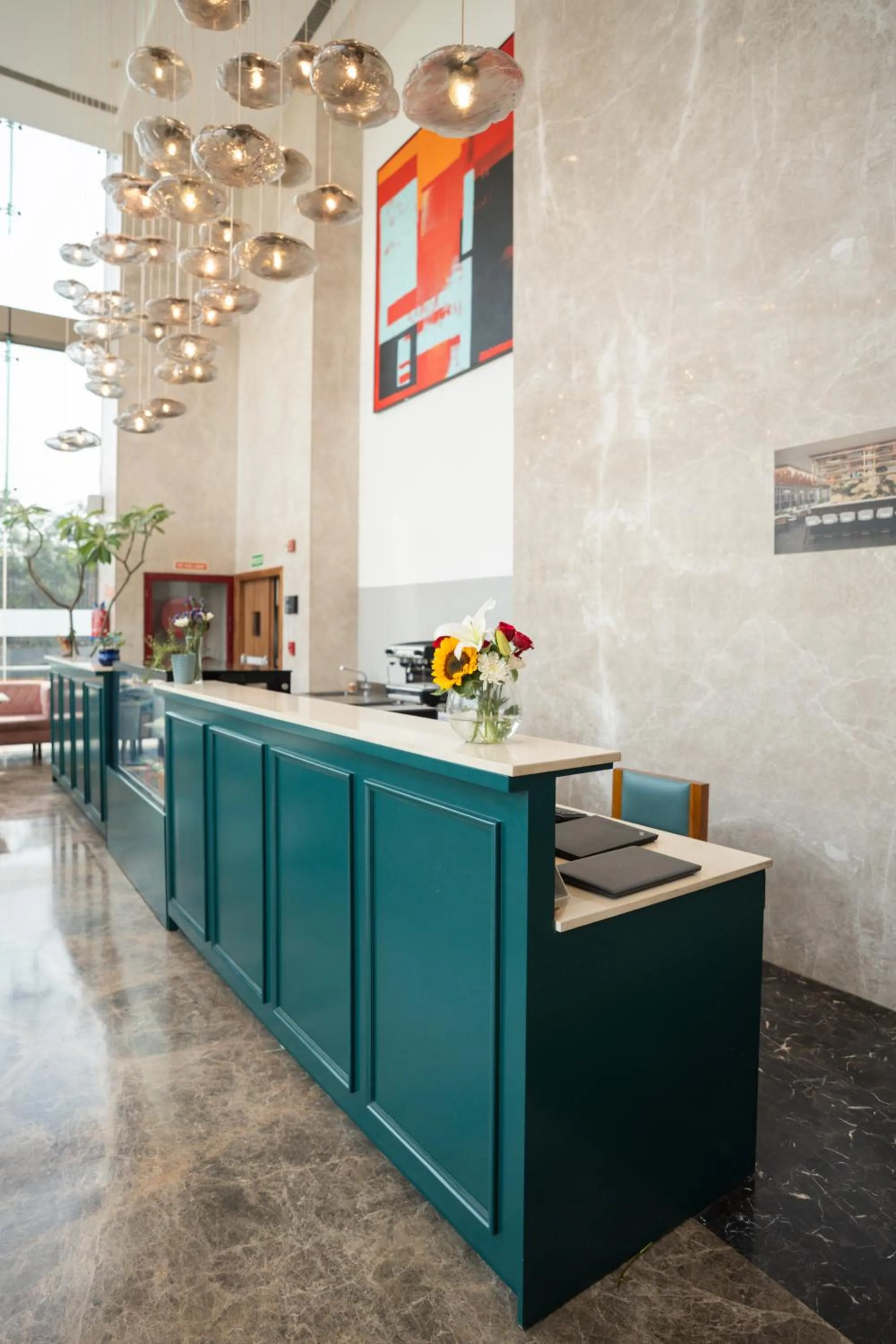 Lobby or reception in AR Suites KLJ Square