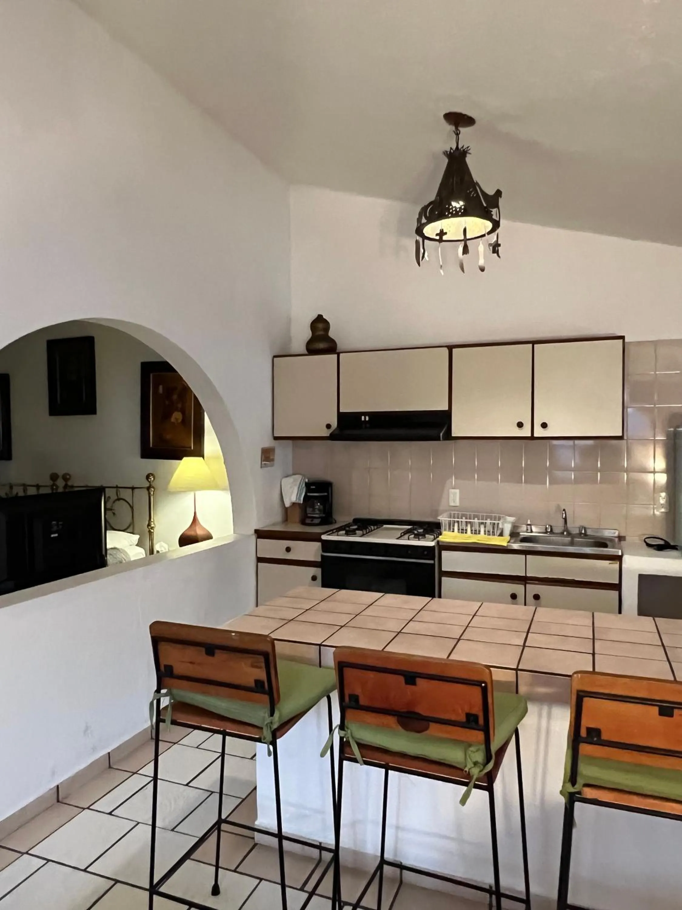 kitchen in Hotel Casa Alvarada