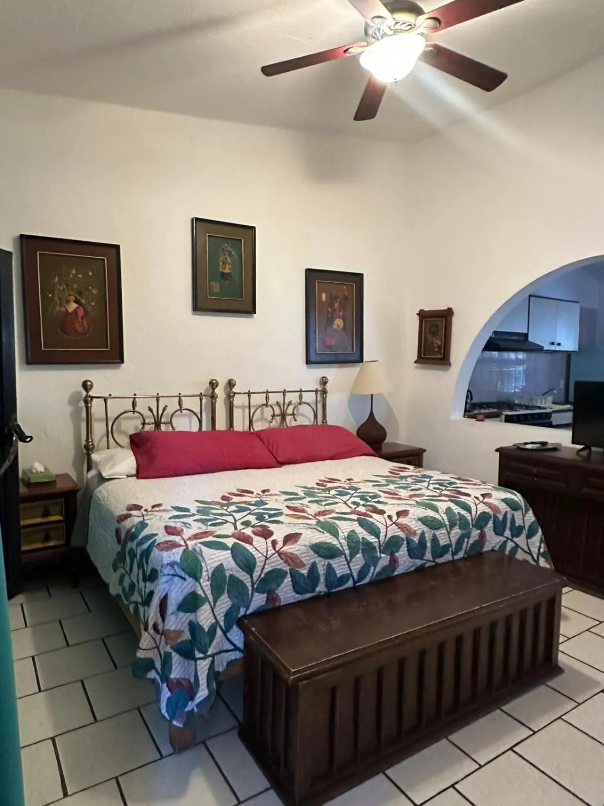 Bed in Hotel Casa Alvarada