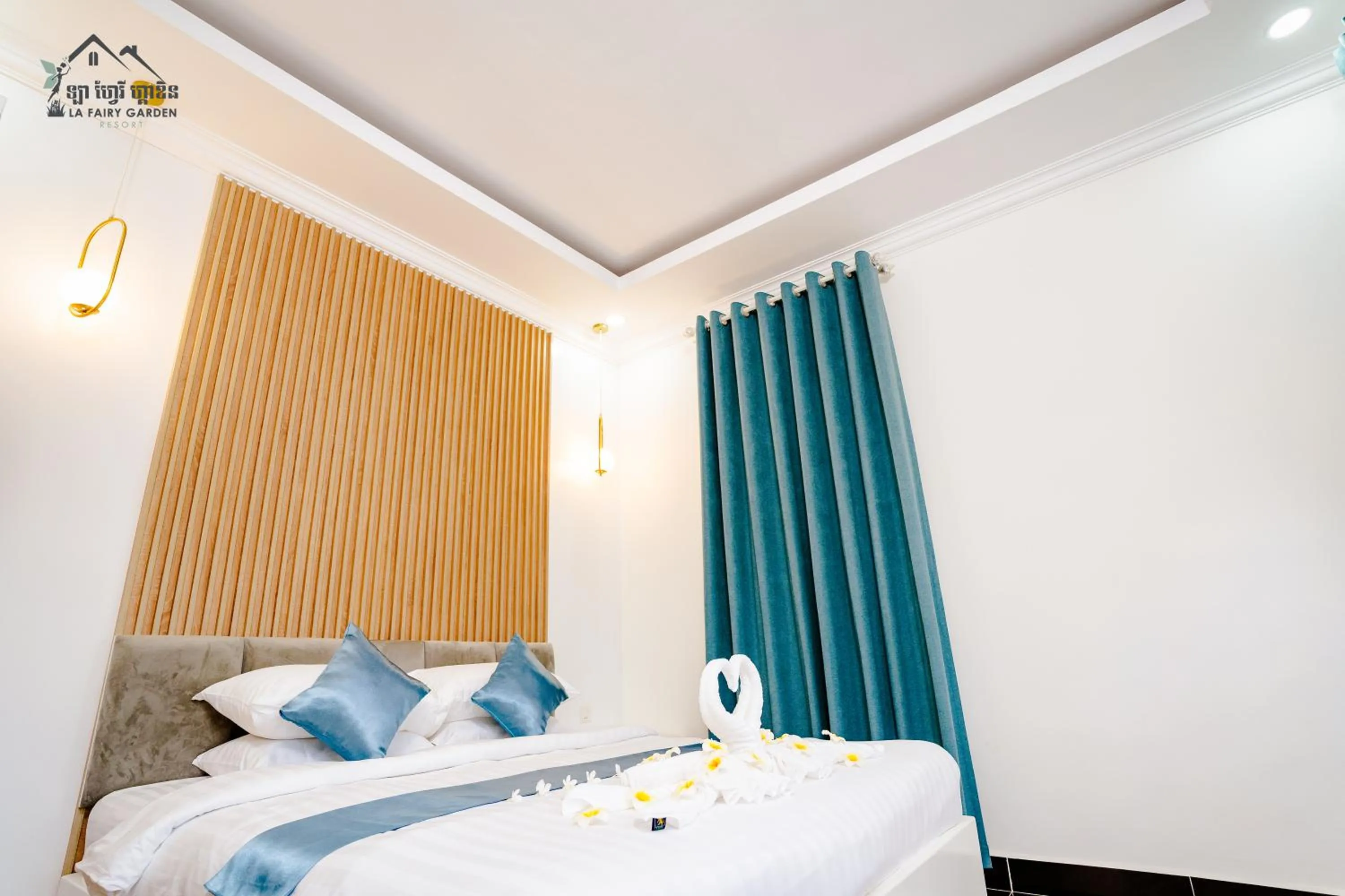 Bed in La Fairy Garden Resort