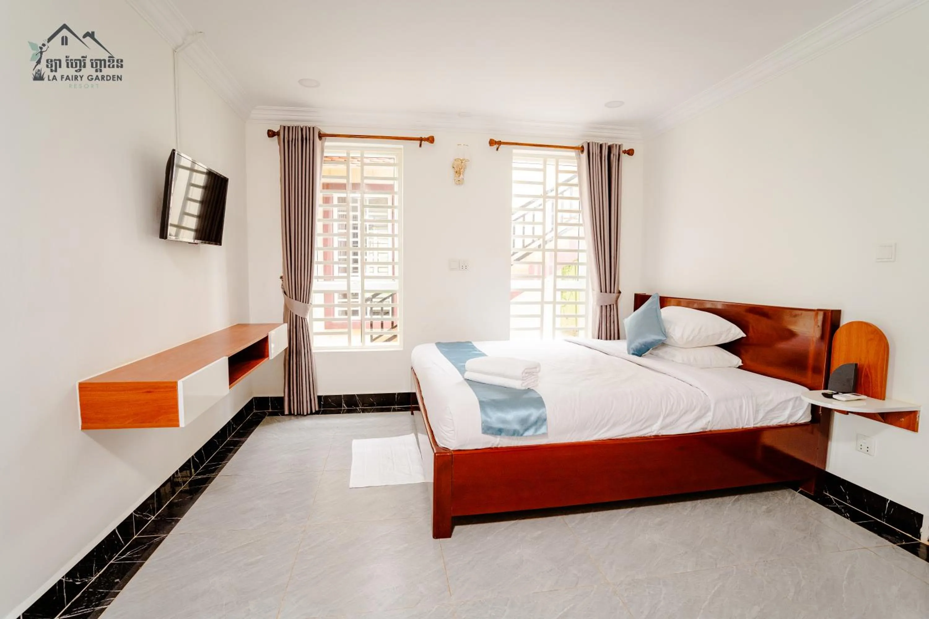 TV and multimedia, Bed in La Fairy Garden Resort