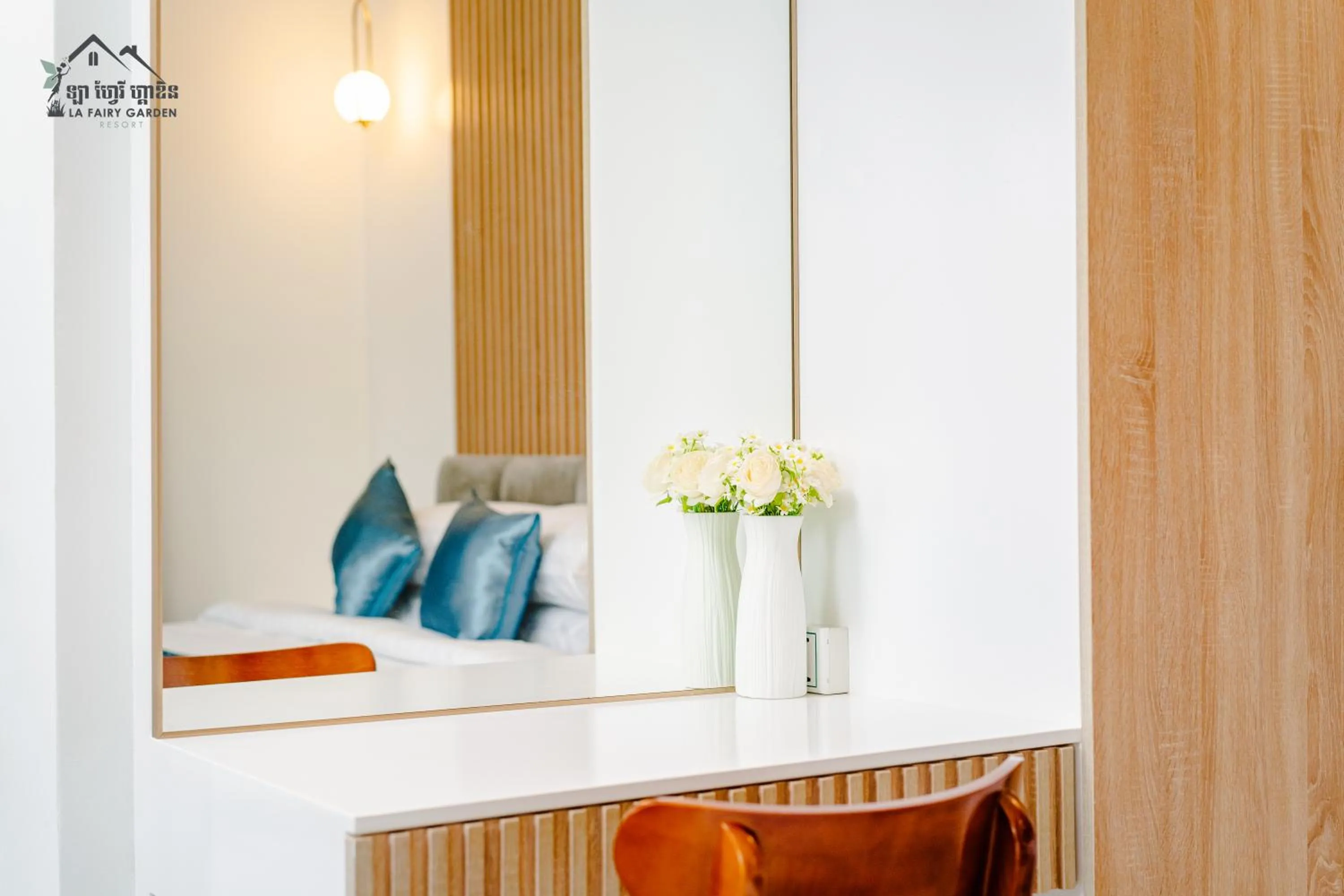 Seating area in La Fairy Garden Resort