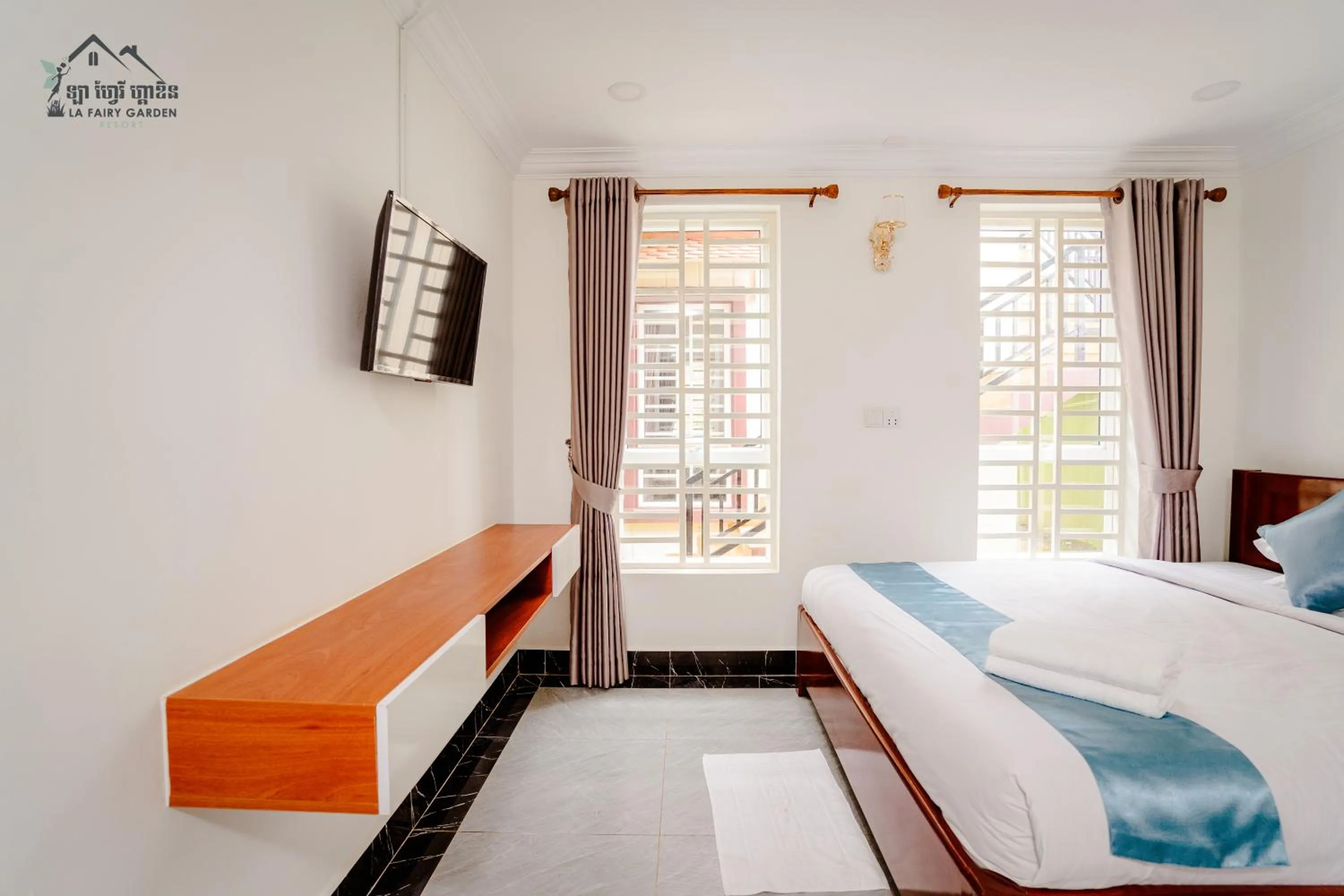 TV and multimedia, Bed in La Fairy Garden Resort