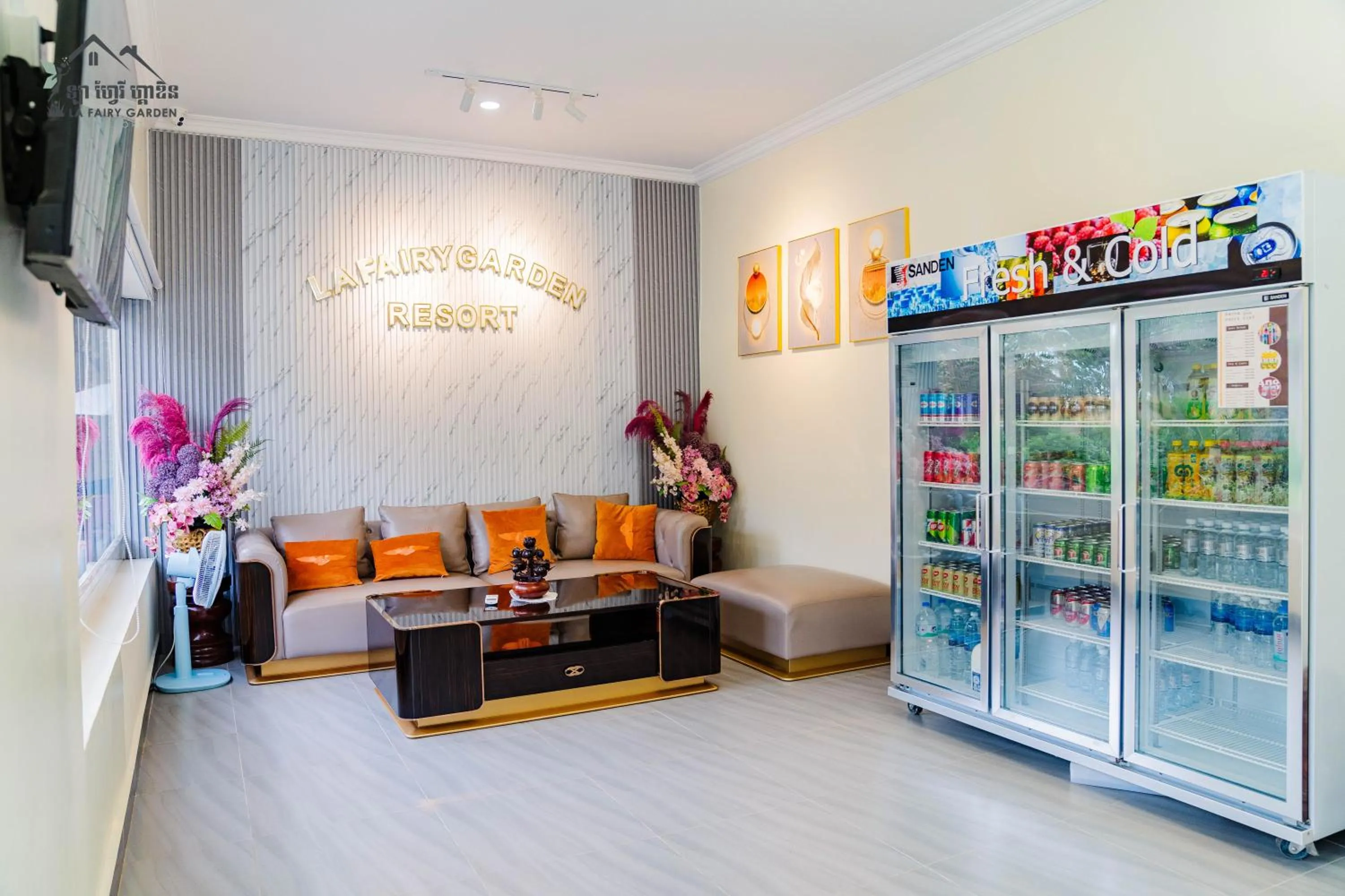 Living room in La Fairy Garden Resort