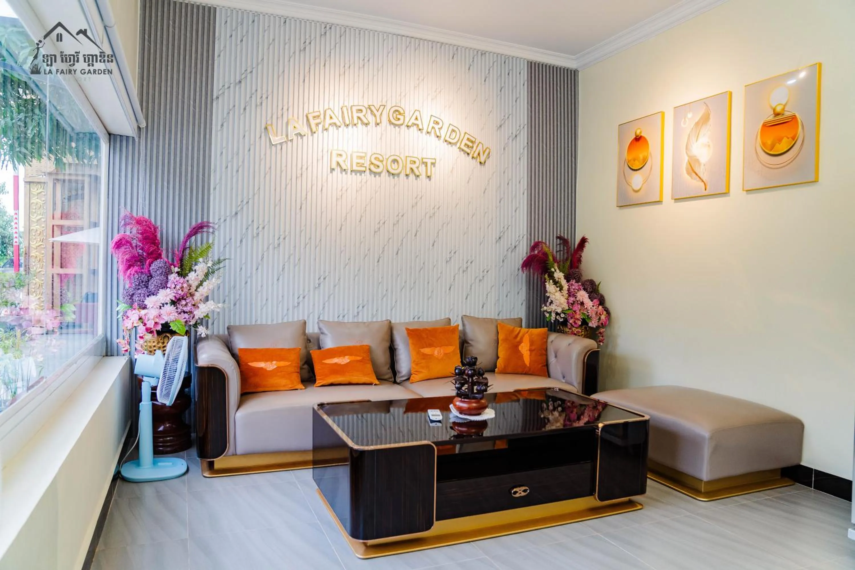 Living room in La Fairy Garden Resort