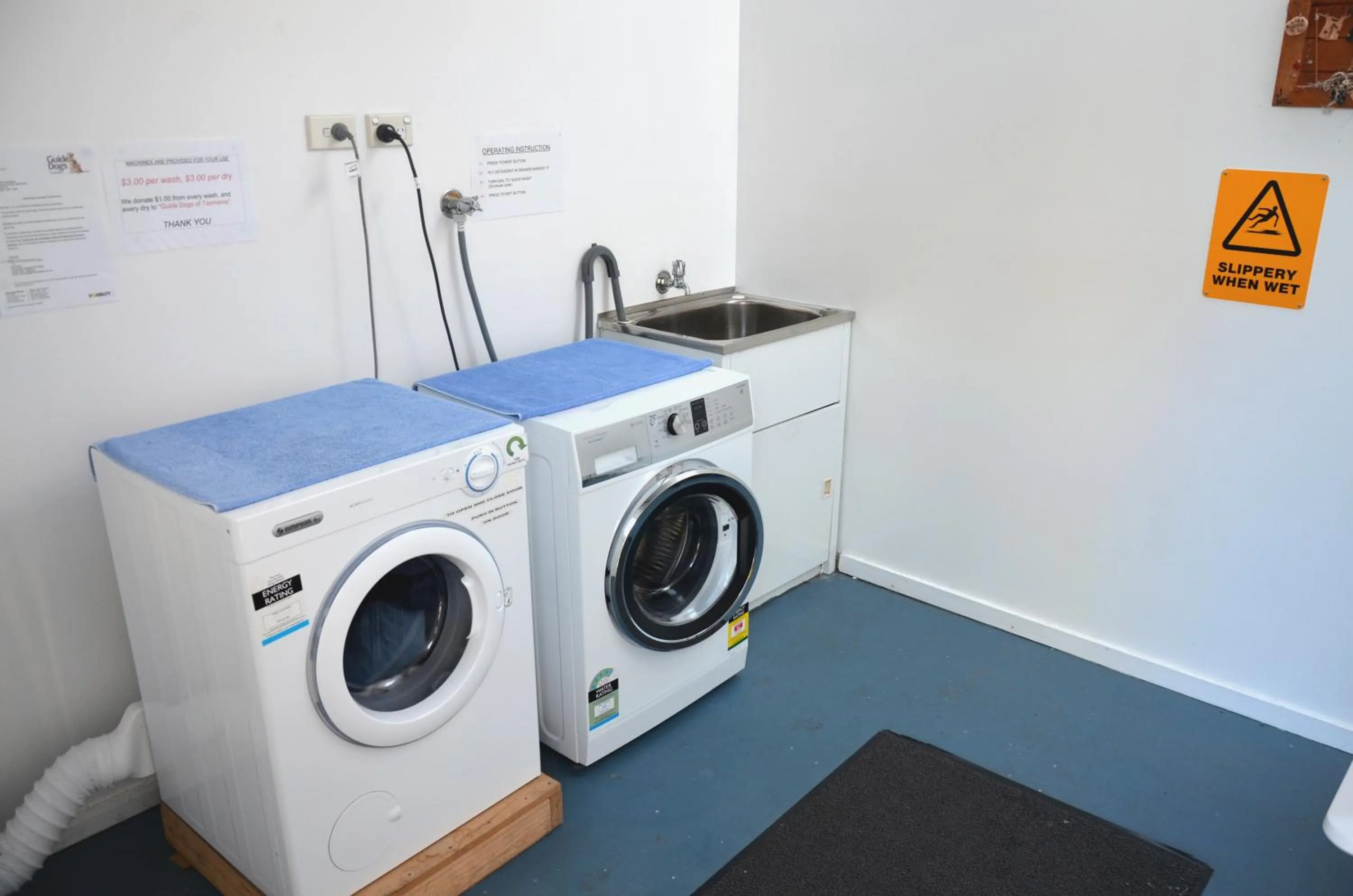 On site in Castaway Holiday Apartments