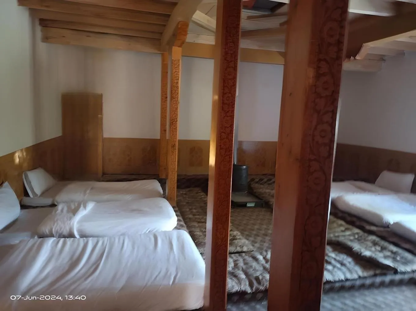 Bed in Hunza Marcopolo Inn Gulmit