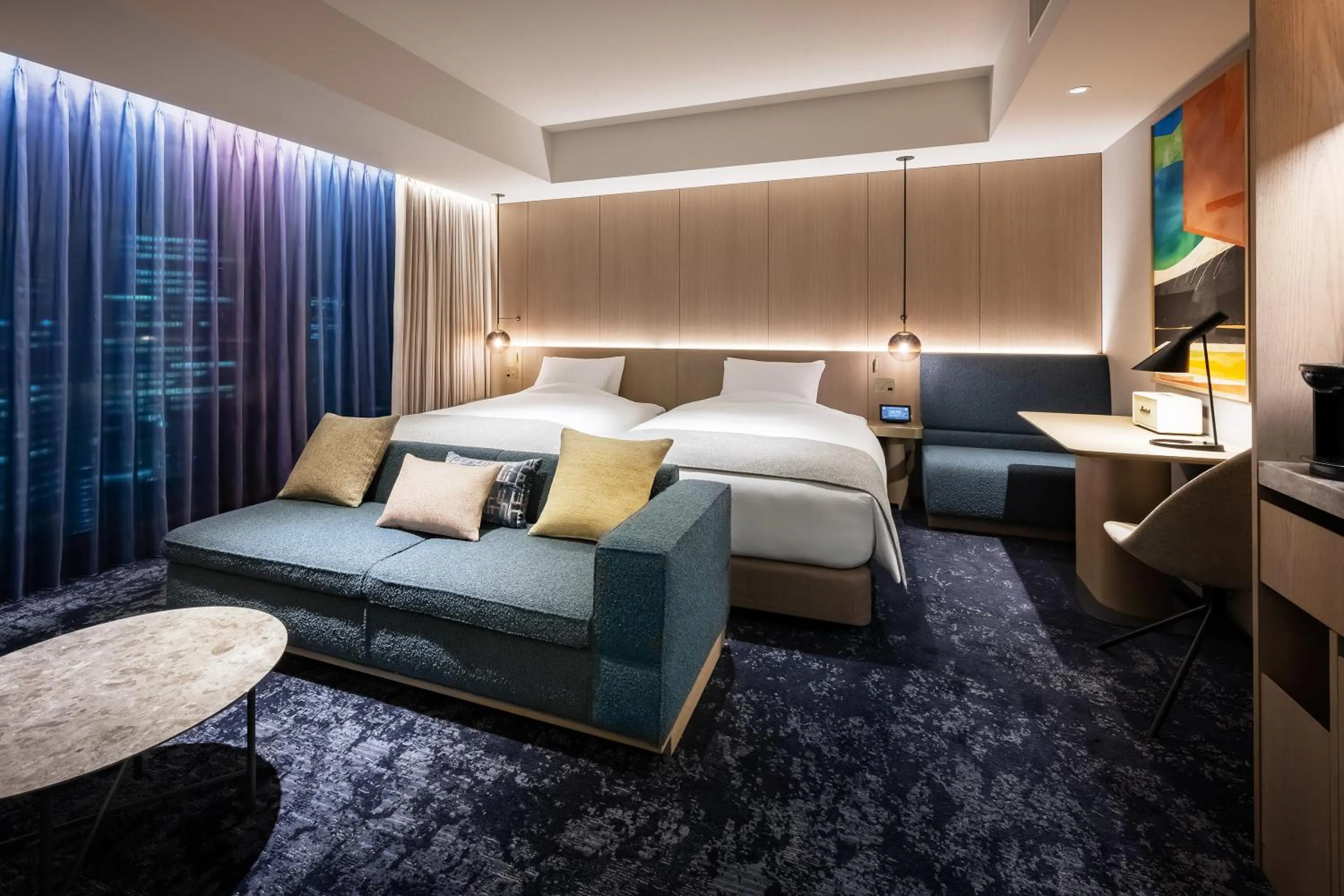 Photo of the whole room, Bed in Hotel Hankyu GRAN RESPIRE OSAKA