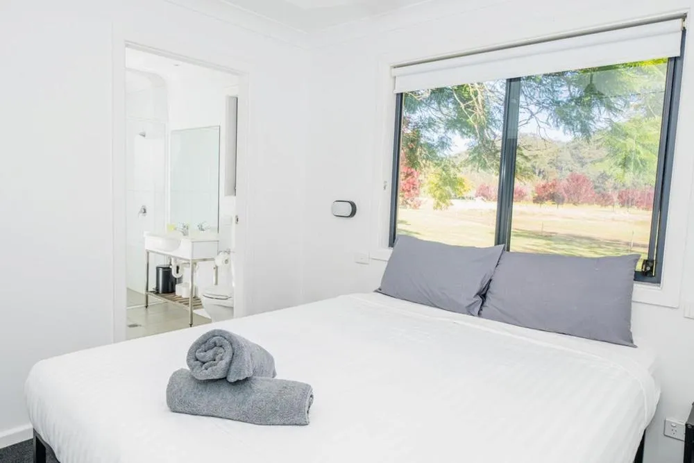 Bed in Del Rio Riverside Resort