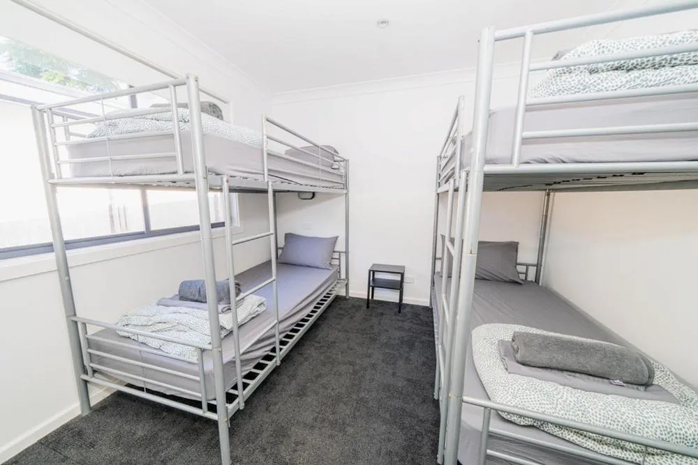 Bed in Del Rio Riverside Resort